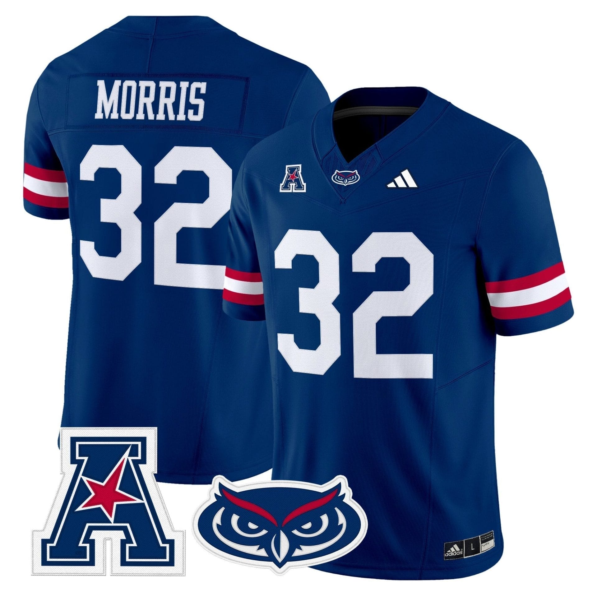 Florida Atlantic Owls 2025 Vapor Limited Jersey - All Stitched - Image 32