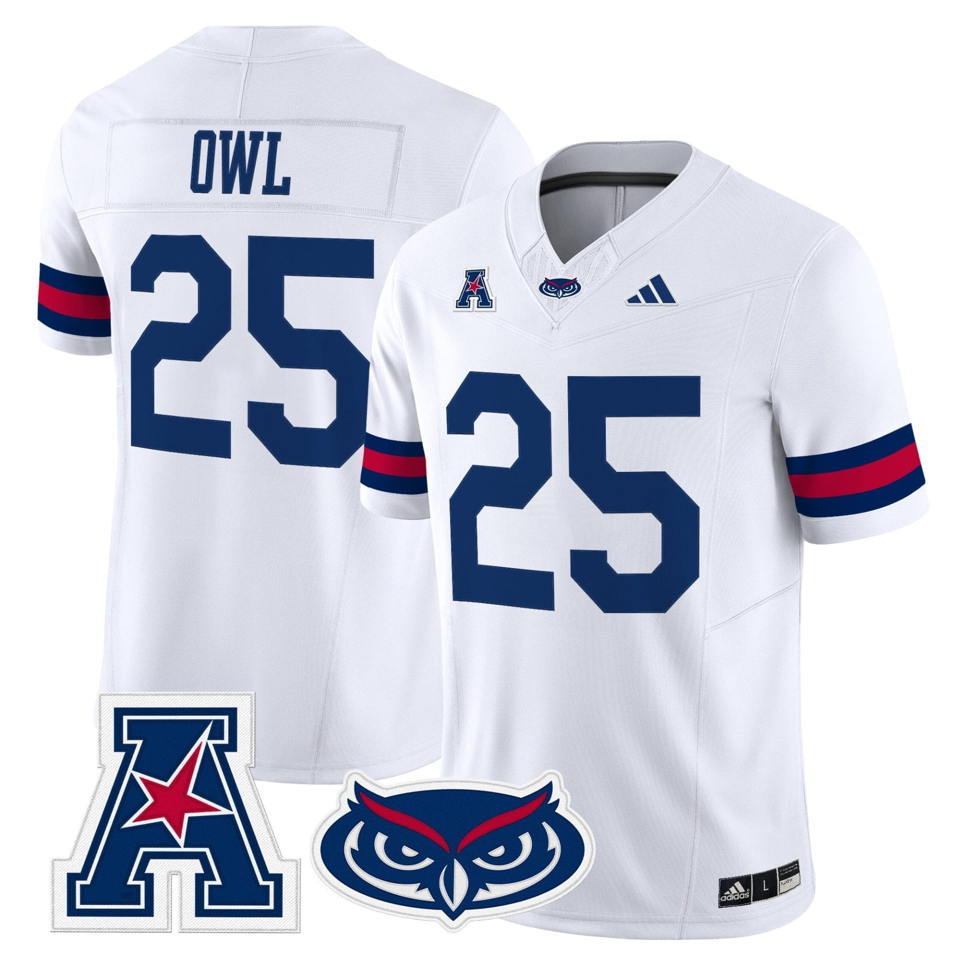 Florida Atlantic Owls 2025 Vapor Limited Jersey - All Stitched - Image 38