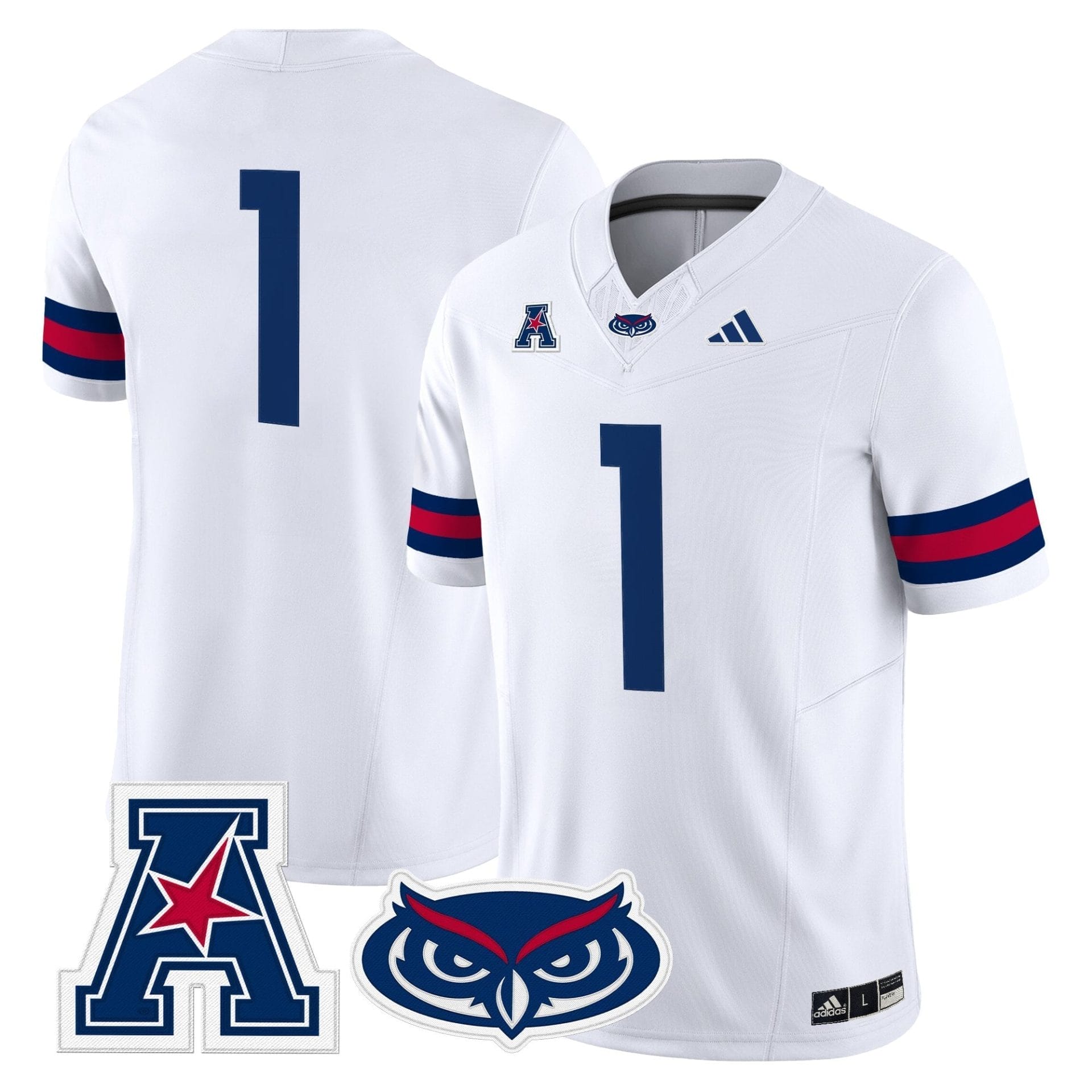 Florida Atlantic Owls 2025 Vapor Limited Jersey - All Stitched - Image 12
