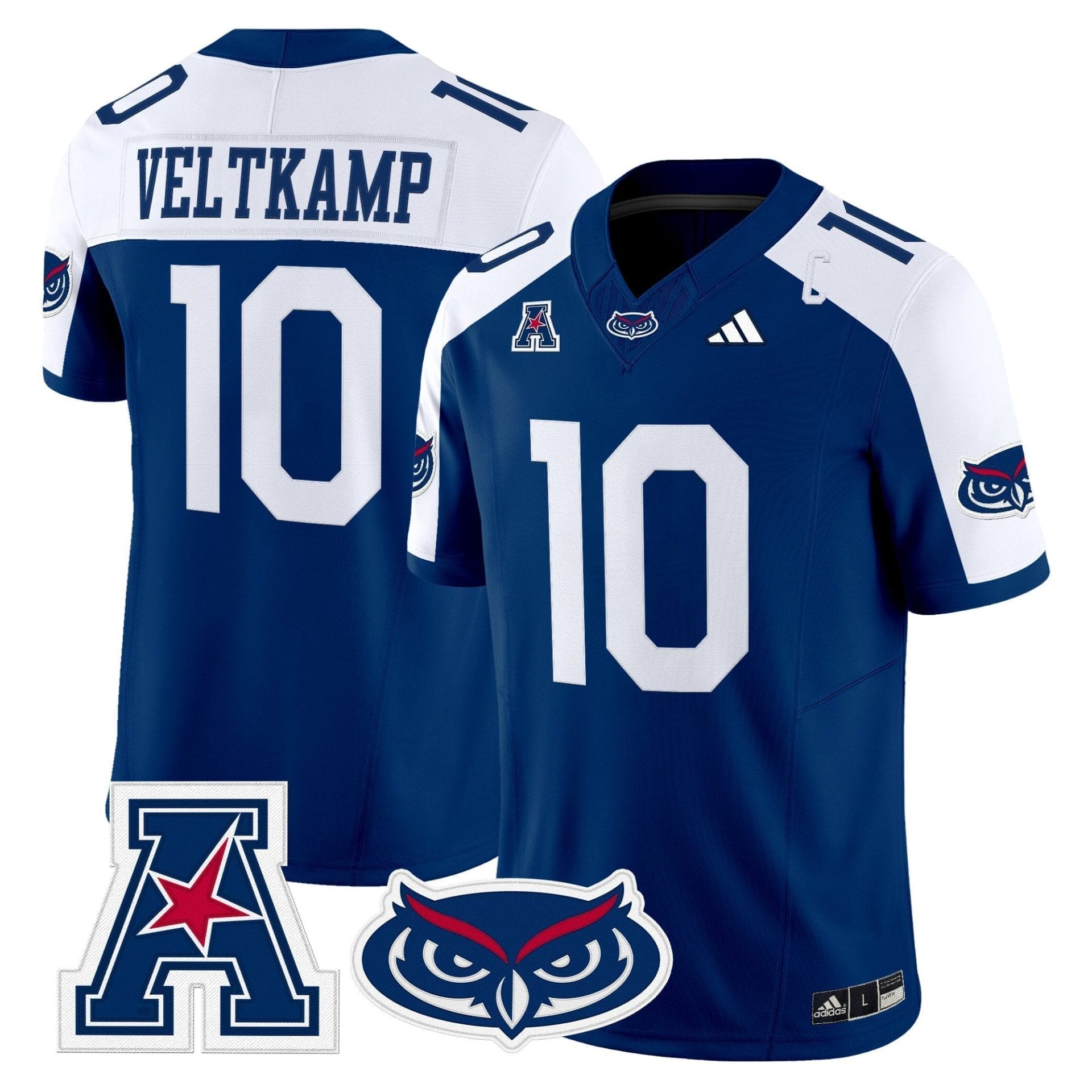 Florida Atlantic Owls 2025 Vapor Limited Jersey - All Stitched - Image 6