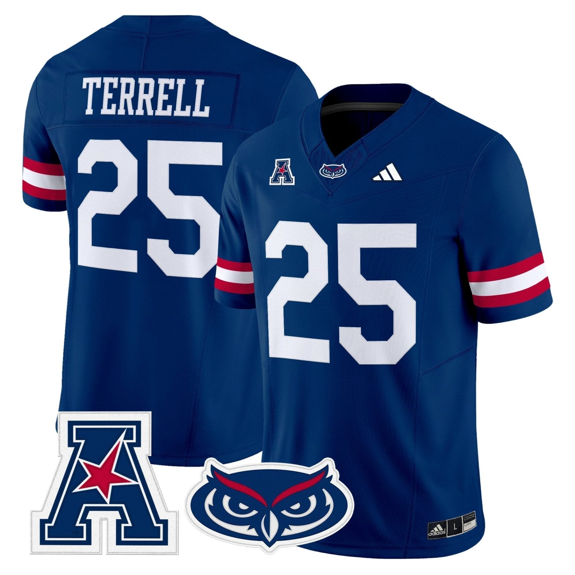 Florida Atlantic Owls 2025 Vapor Limited Jersey - All Stitched - Image 21