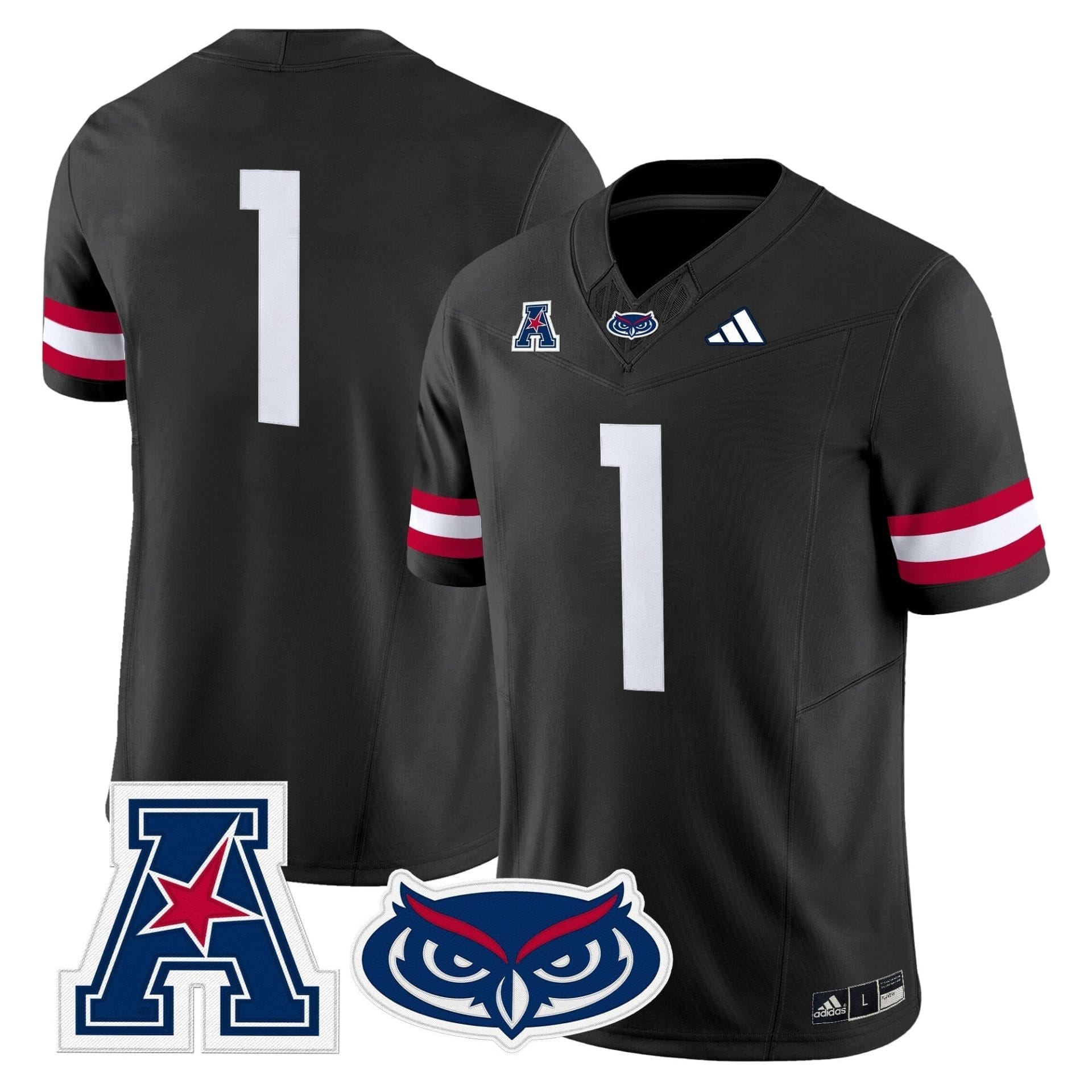 Florida Atlantic Owls 2025 Vapor Limited Jersey - All Stitched - Image 5