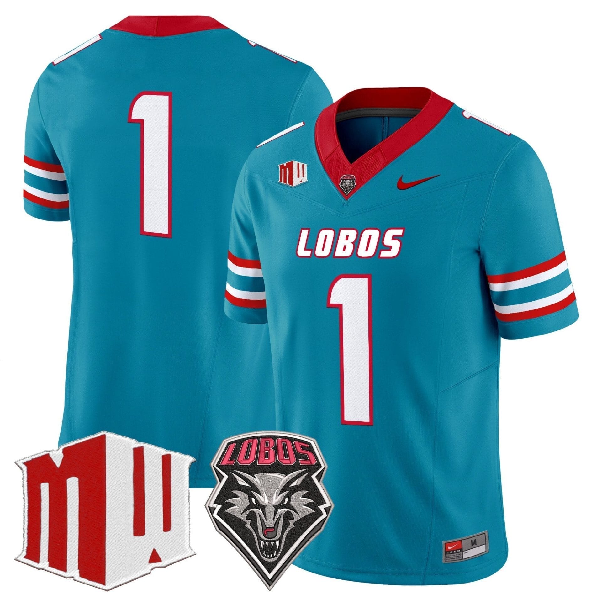 New Mexico Lobos 2025 Vapor Limited Jersey - All Stitched - Image 3