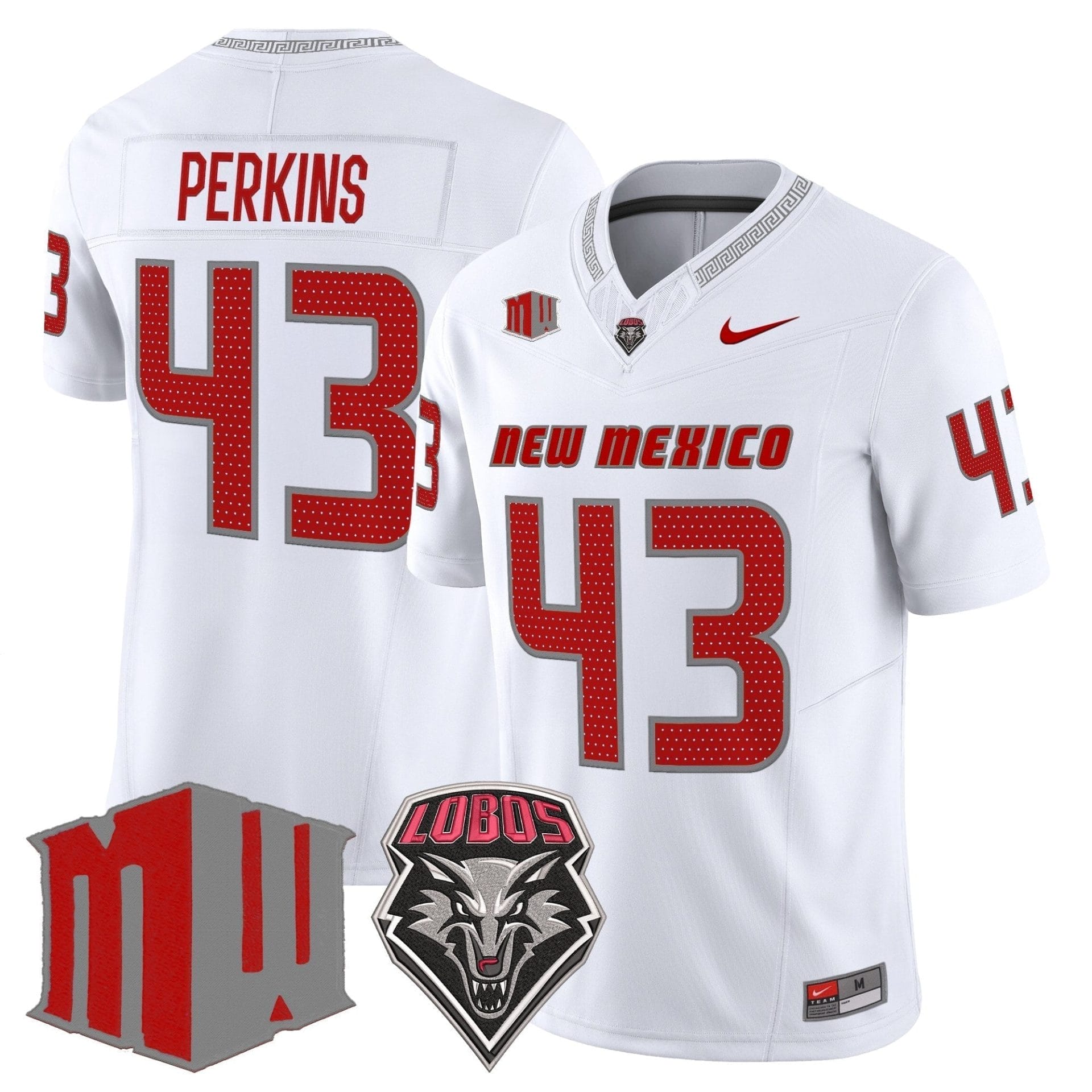 New Mexico Lobos 2025 Vapor Limited Jersey - All Stitched - Image 15