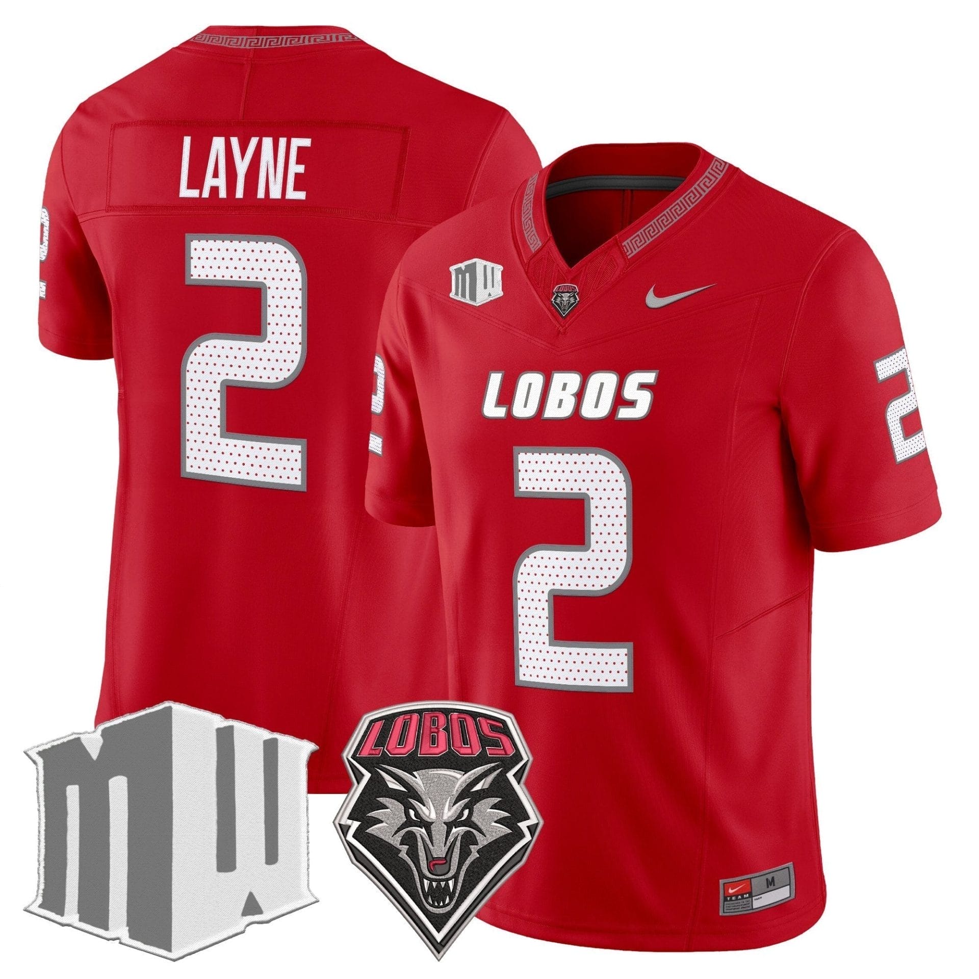 New Mexico Lobos 2025 Vapor Limited Jersey - All Stitched - Image 5