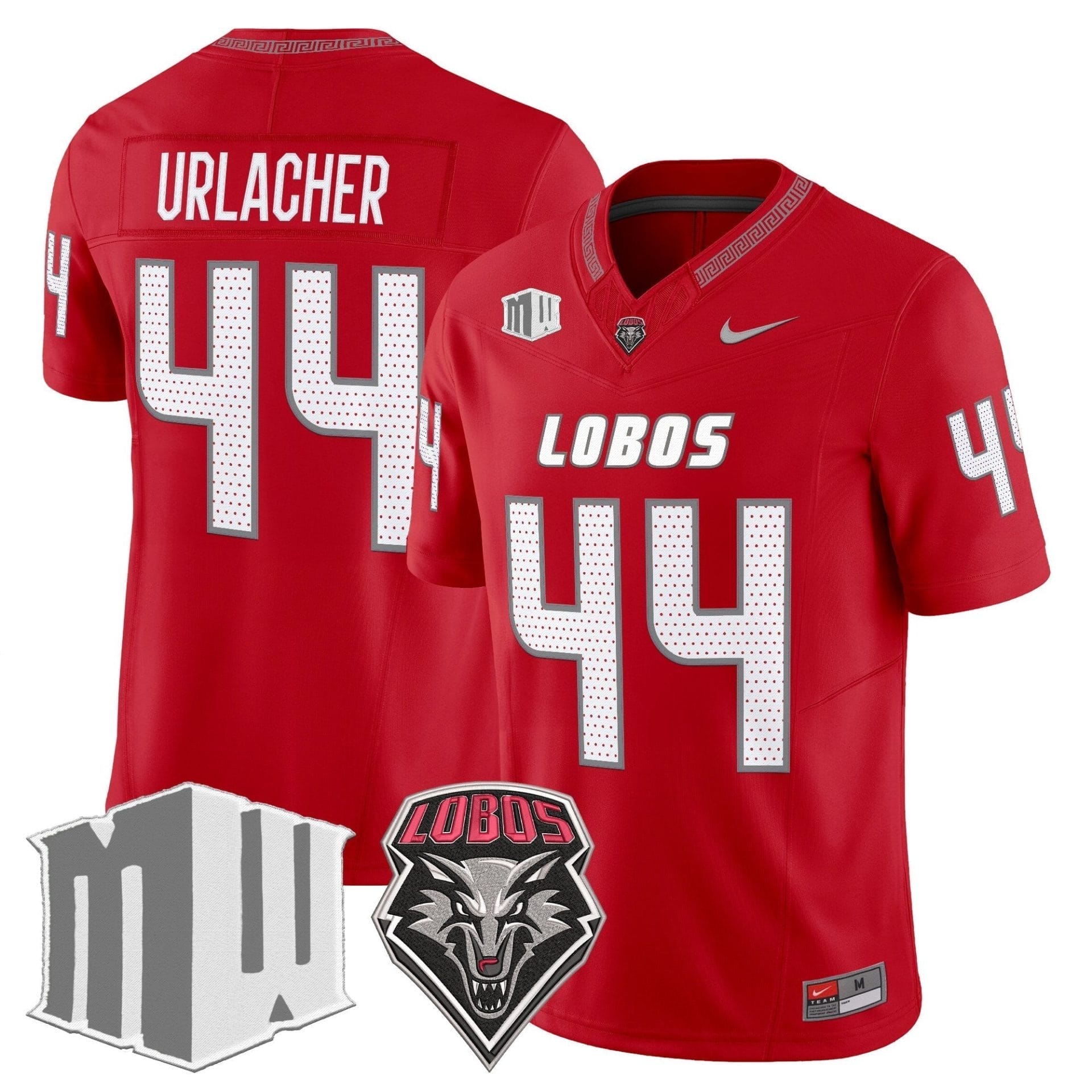New Mexico Lobos 2025 Vapor Limited Jersey - All Stitched - Image 7