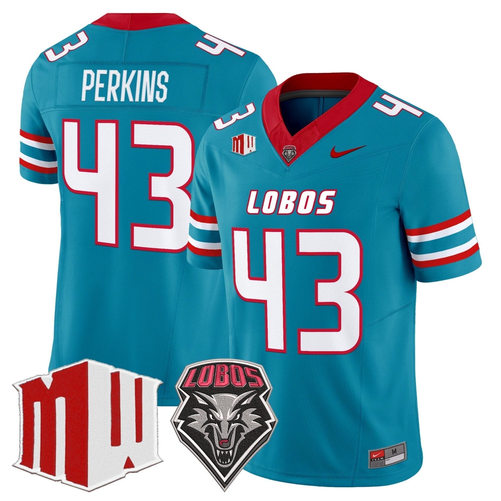 New Mexico Lobos 2025 Vapor Limited Jersey - All Stitched - Image 21