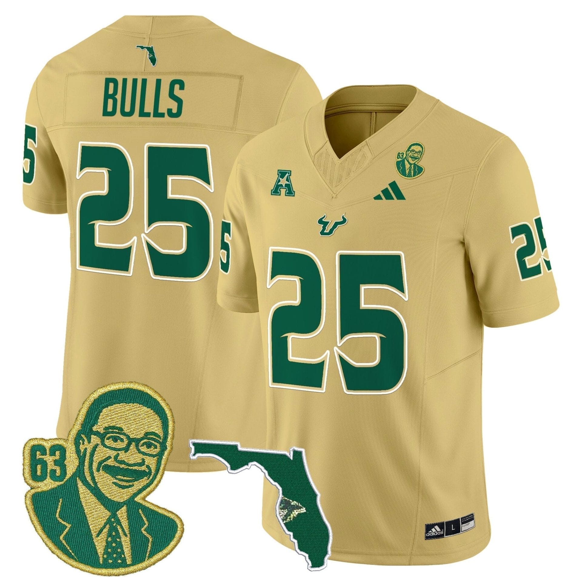 South Florida Bulls 'Lee Roy Selmon Legacy Edition' Vapor Limited Jersey - All Stitched - Image 15