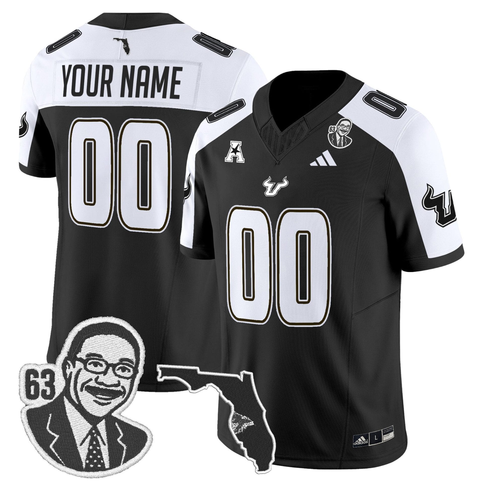South Florida Bulls 'Lee Roy Selmon Legacy Edition' Vapor Limited Custom Jersey - All Stitched - Image 5