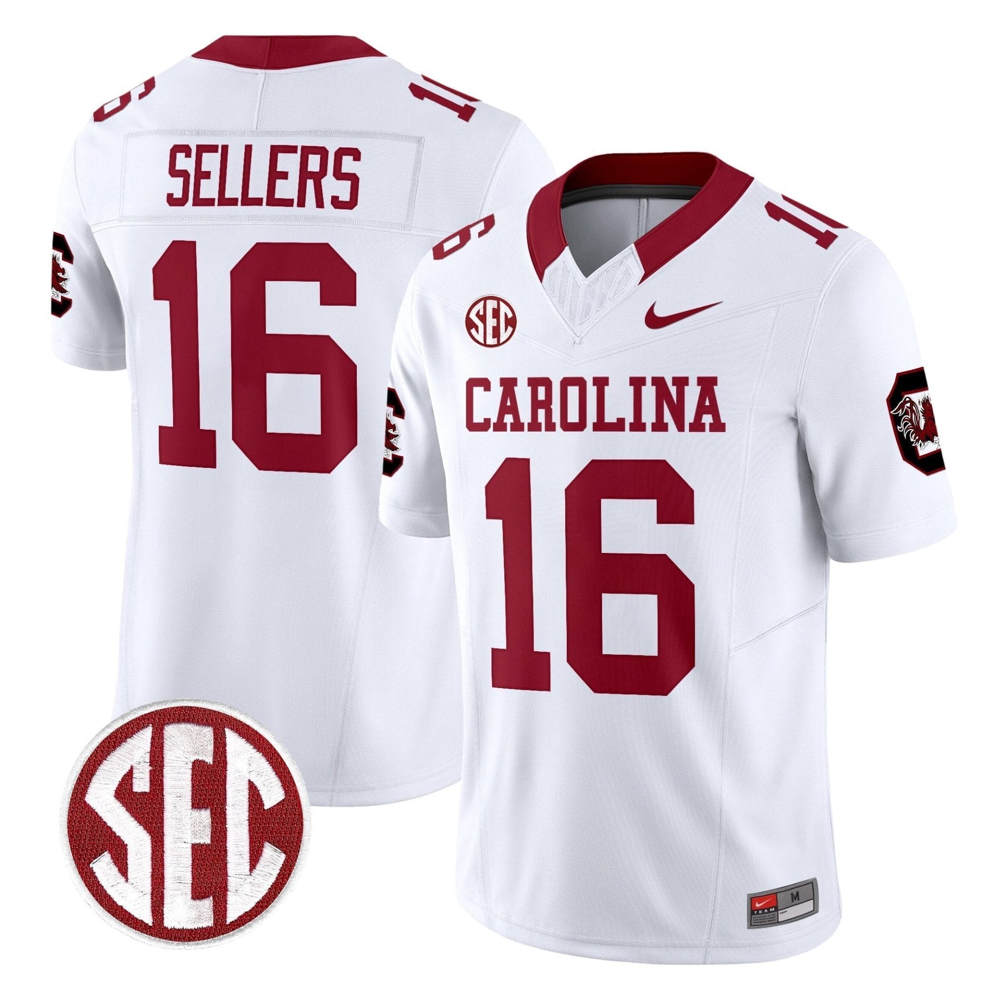 South Carolina Gamecocks 1980 Throwback Vapor Limited Jersey – Rebrand 2026 – All Stitched - Image 12