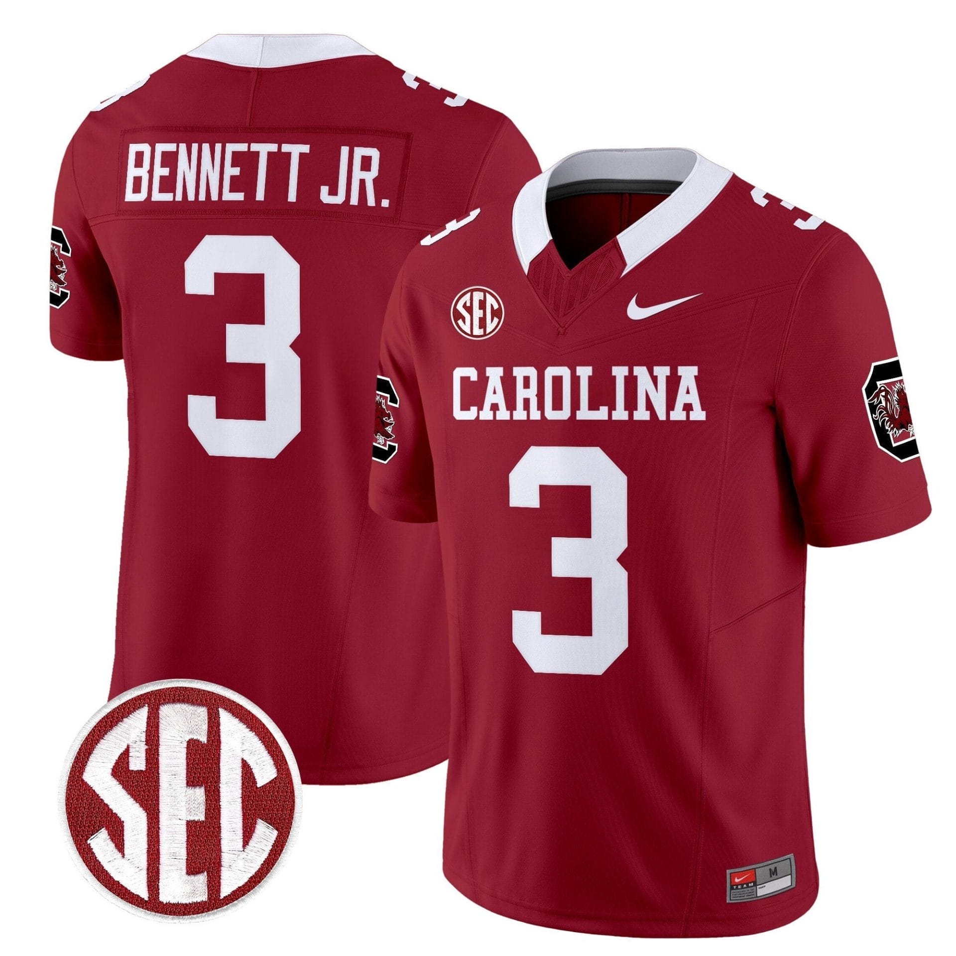 South Carolina Gamecocks 1980 Throwback Vapor Limited Jersey – Rebrand 2026 – All Stitched - Image 27