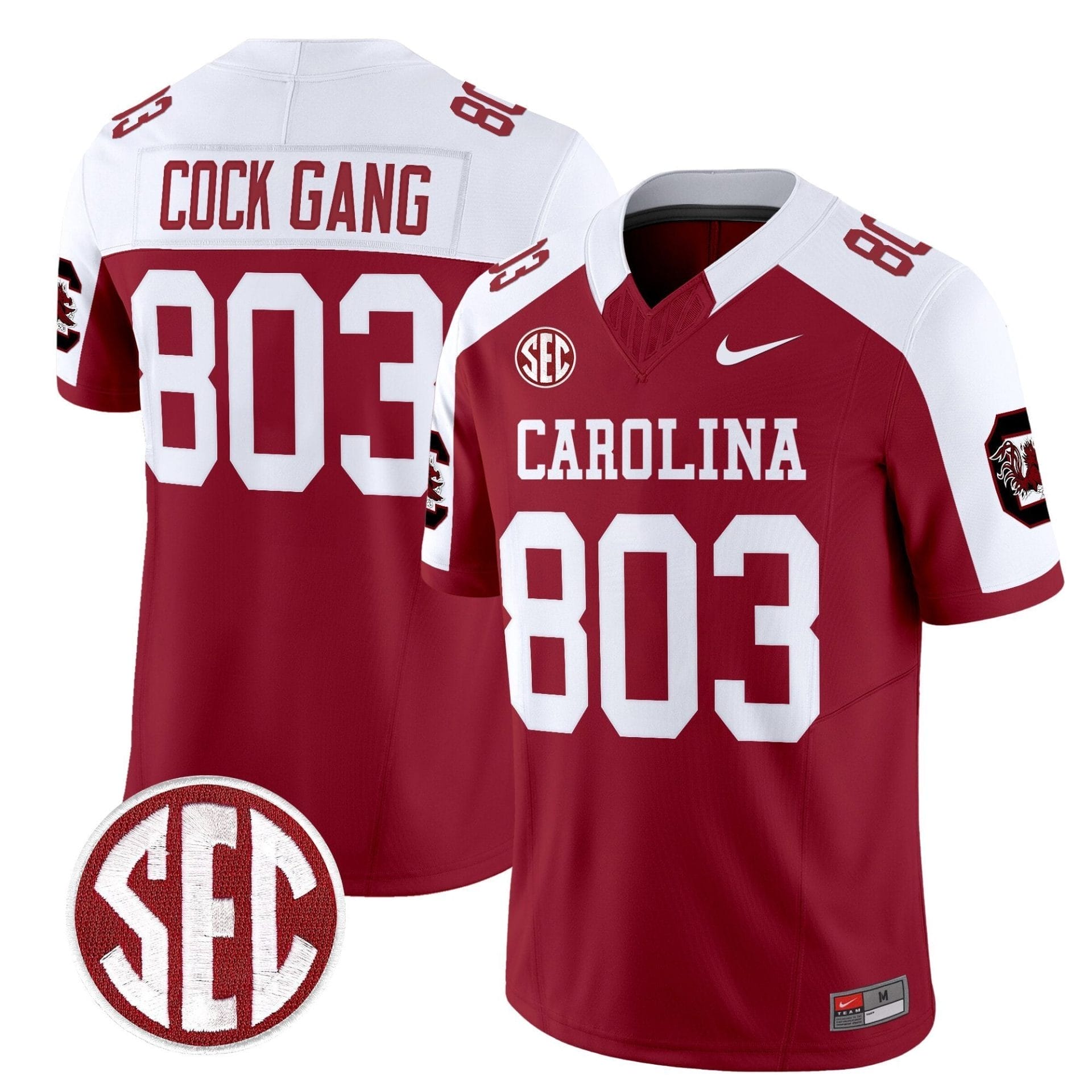 South Carolina Gamecocks 1980 Throwback Vapor Limited Jersey – Rebrand 2026 – All Stitched - Image 15