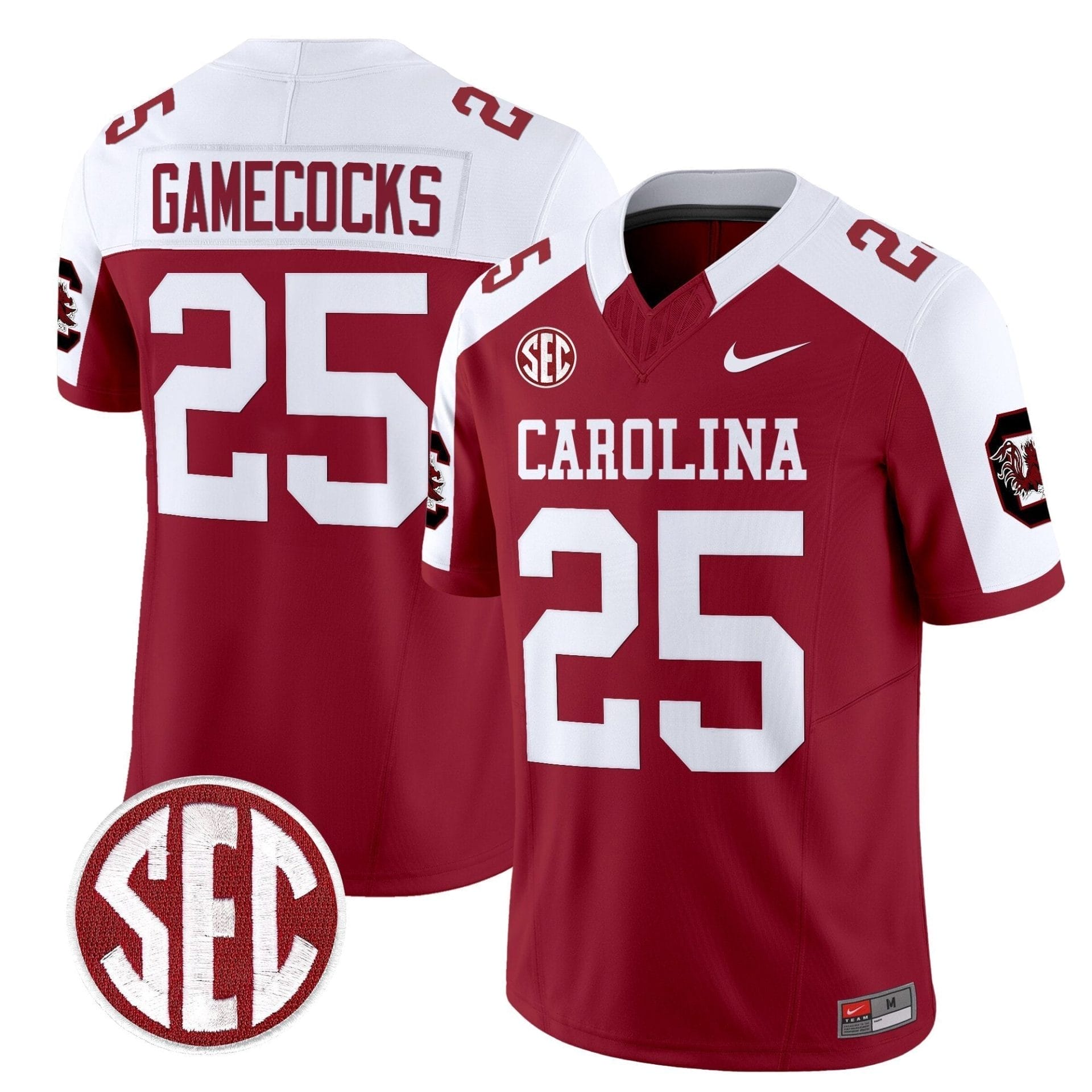 South Carolina Gamecocks 1980 Throwback Vapor Limited Jersey – Rebrand 2026 – All Stitched - Image 22