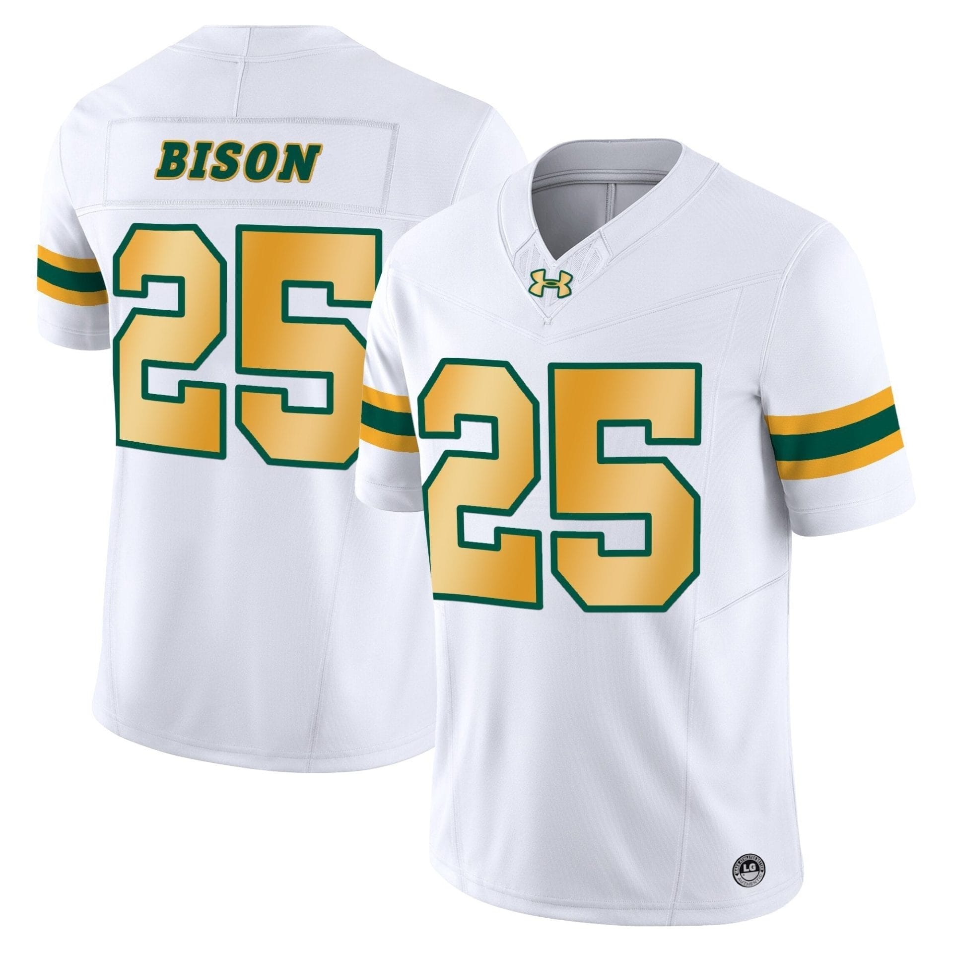 North Dakota State Bison Vapor Limited Jersey - All Stitched - Image 39