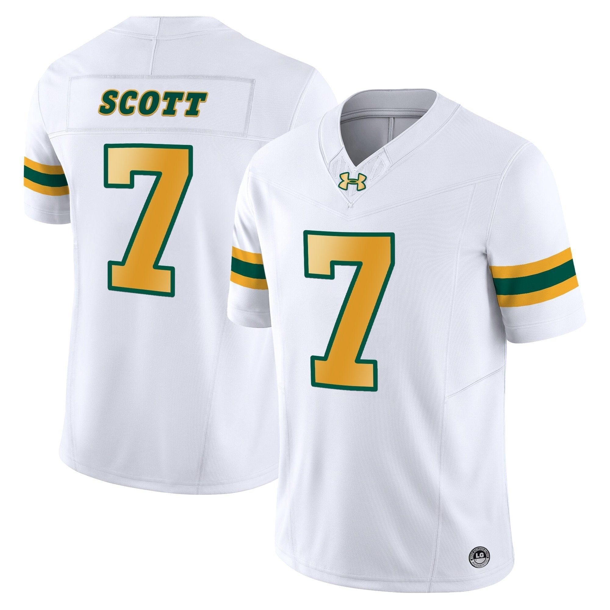North Dakota State Bison Vapor Limited Jersey - All Stitched - Image 28