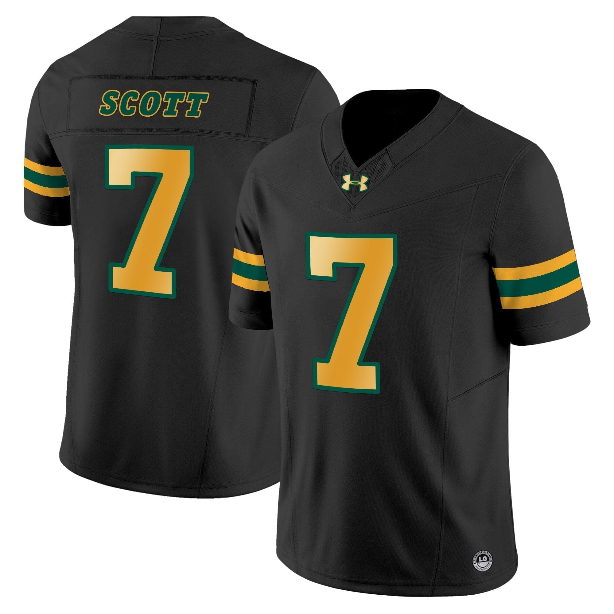 North Dakota State Bison Vapor Limited Jersey - All Stitched - Image 7