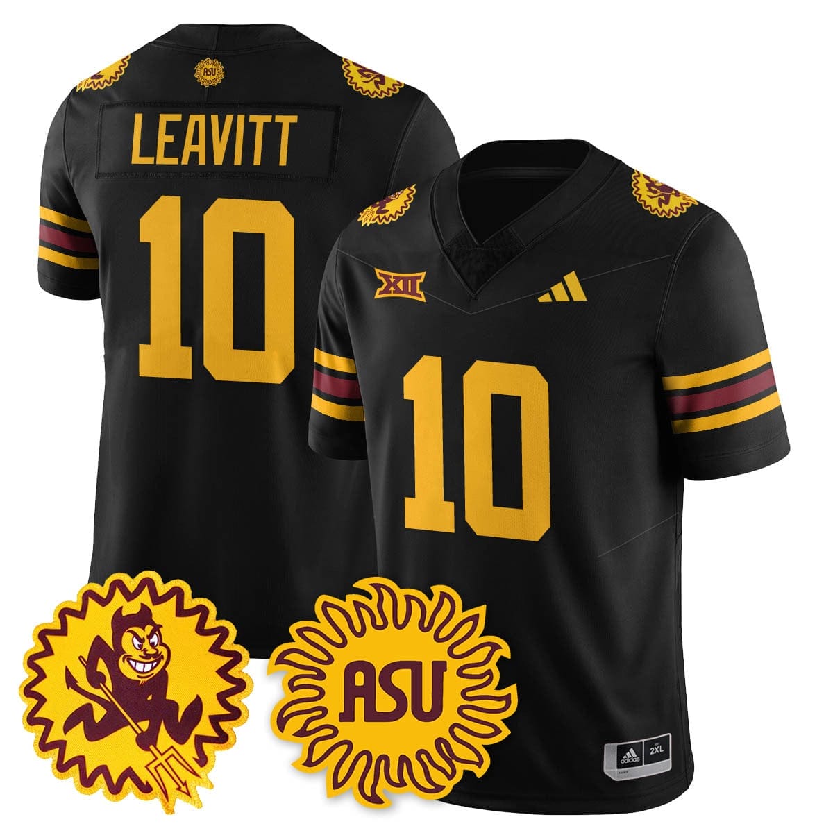 Arizona State Sun Devils 1975 Throwback Uniform - All Stitched - Image 15