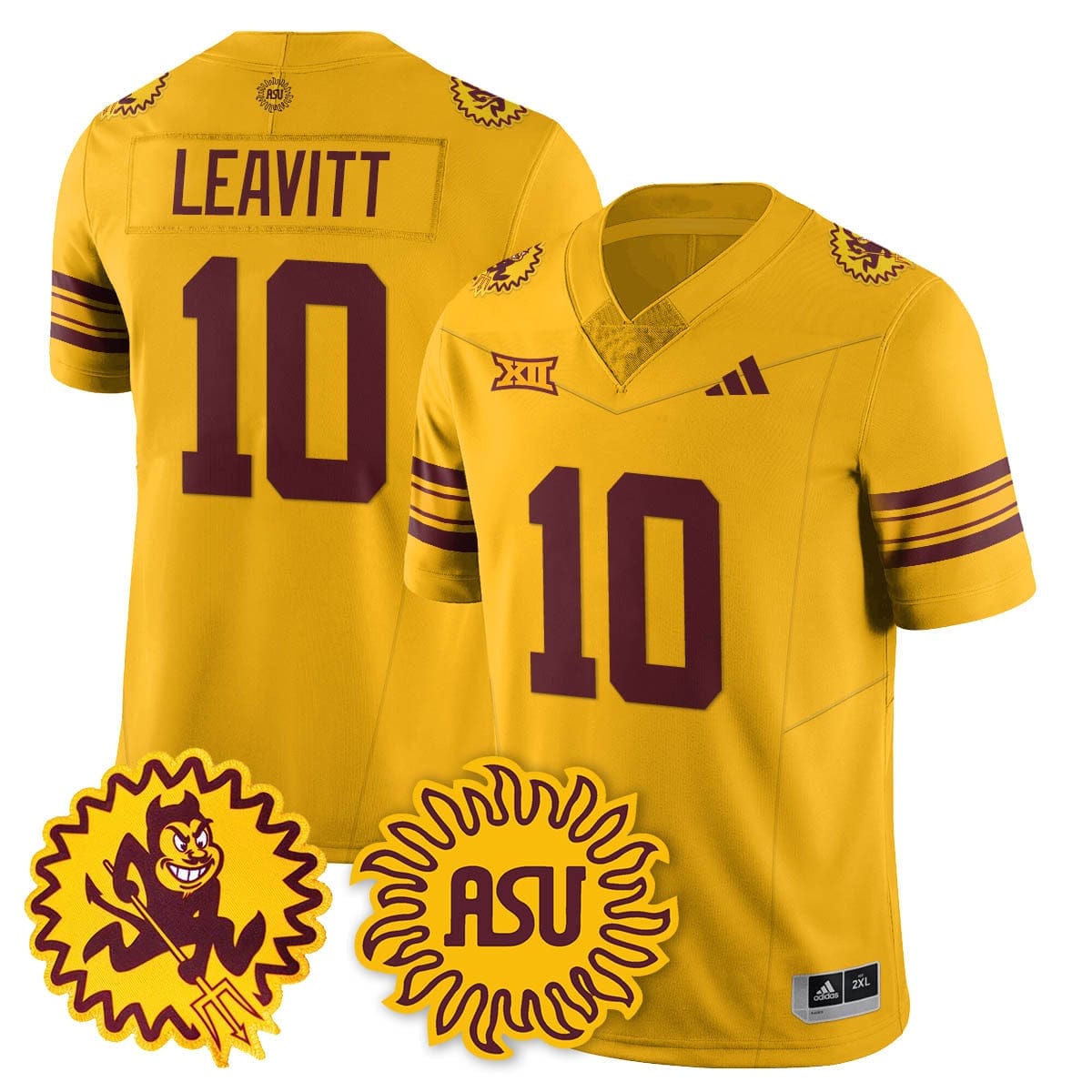 Arizona State Sun Devils 1975 Throwback Uniform - All Stitched - Image 22