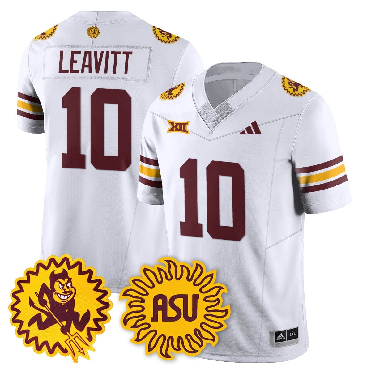 Arizona State Sun Devils 1975 Throwback Uniform - All Stitched - Image 9