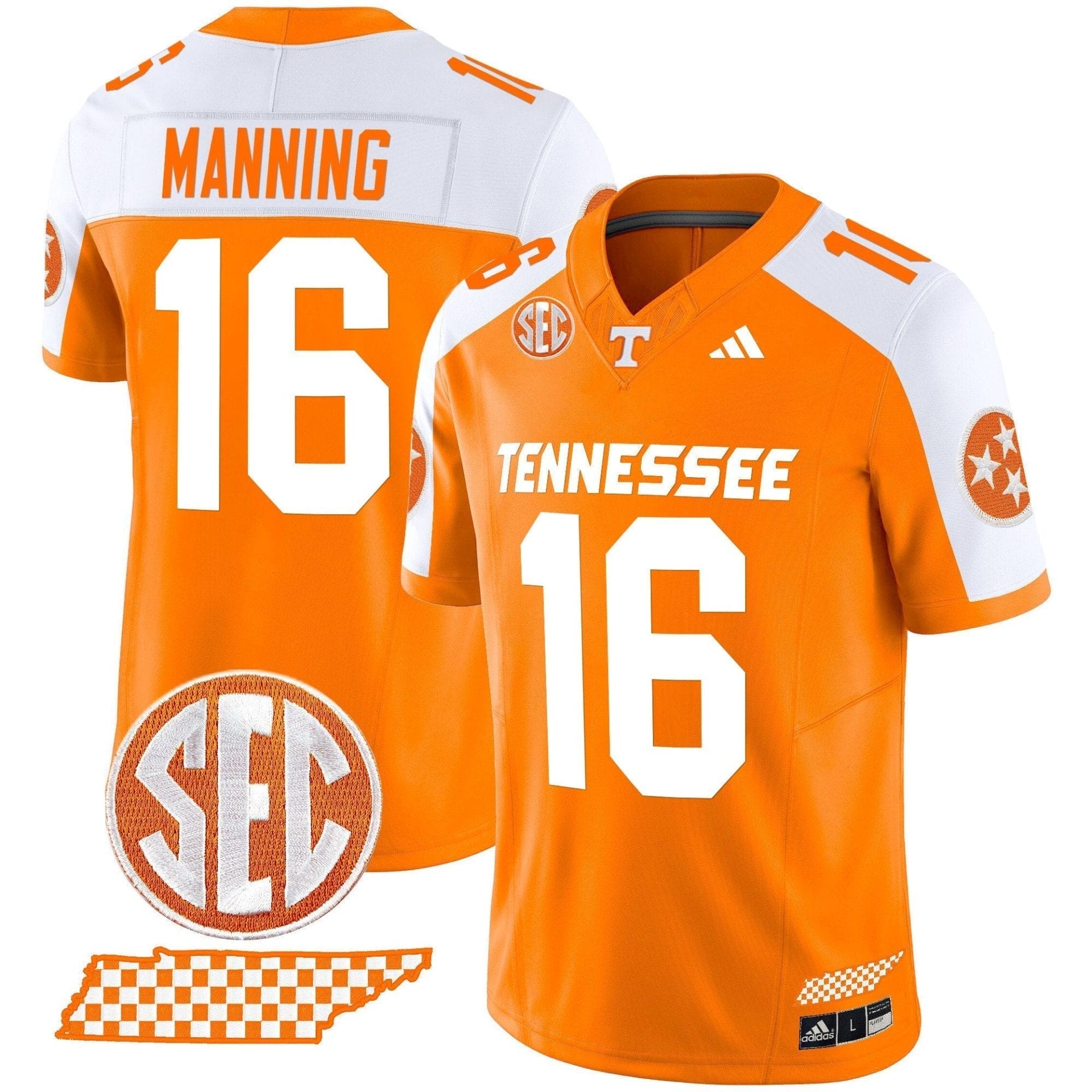 Men's Tennessee Volunteers 'Rebrand 2026' Checkerboard Vapor Limited Jersey - All Stitched - Image 26