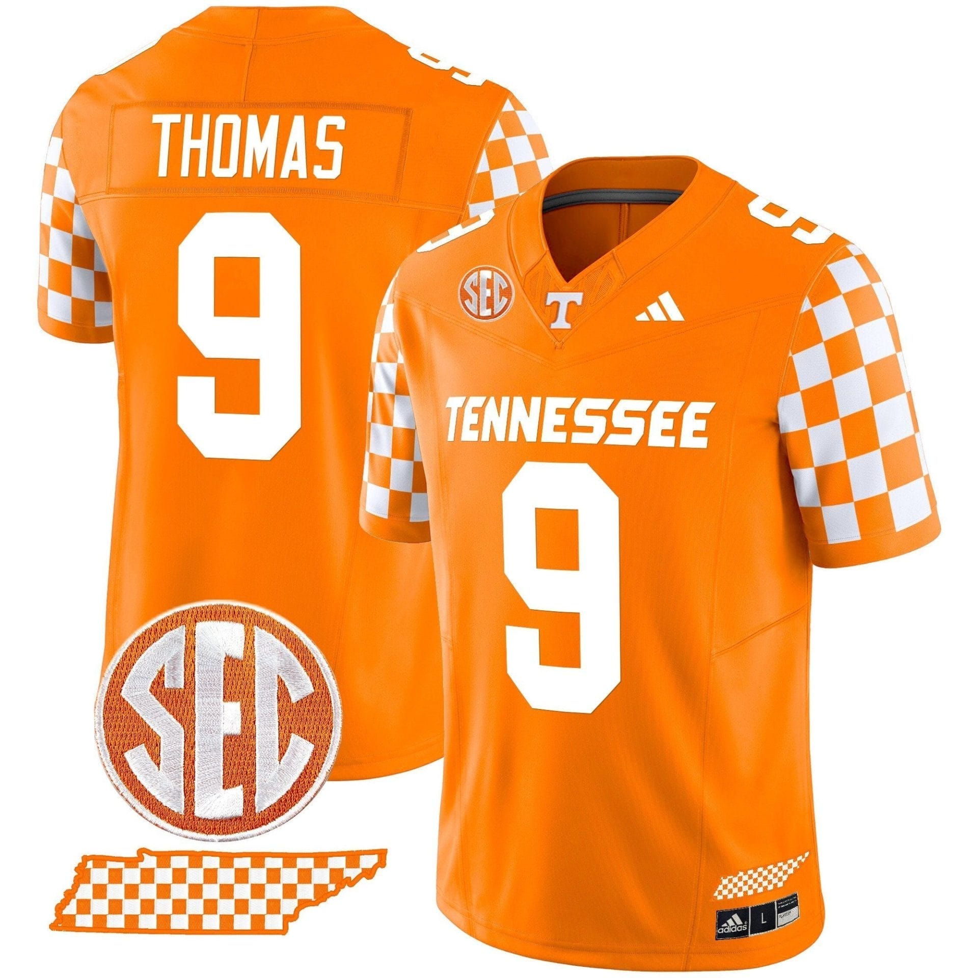 Men's Tennessee Volunteers 'Rebrand 2026' Checkerboard Vapor Limited Jersey - All Stitched - Image 3