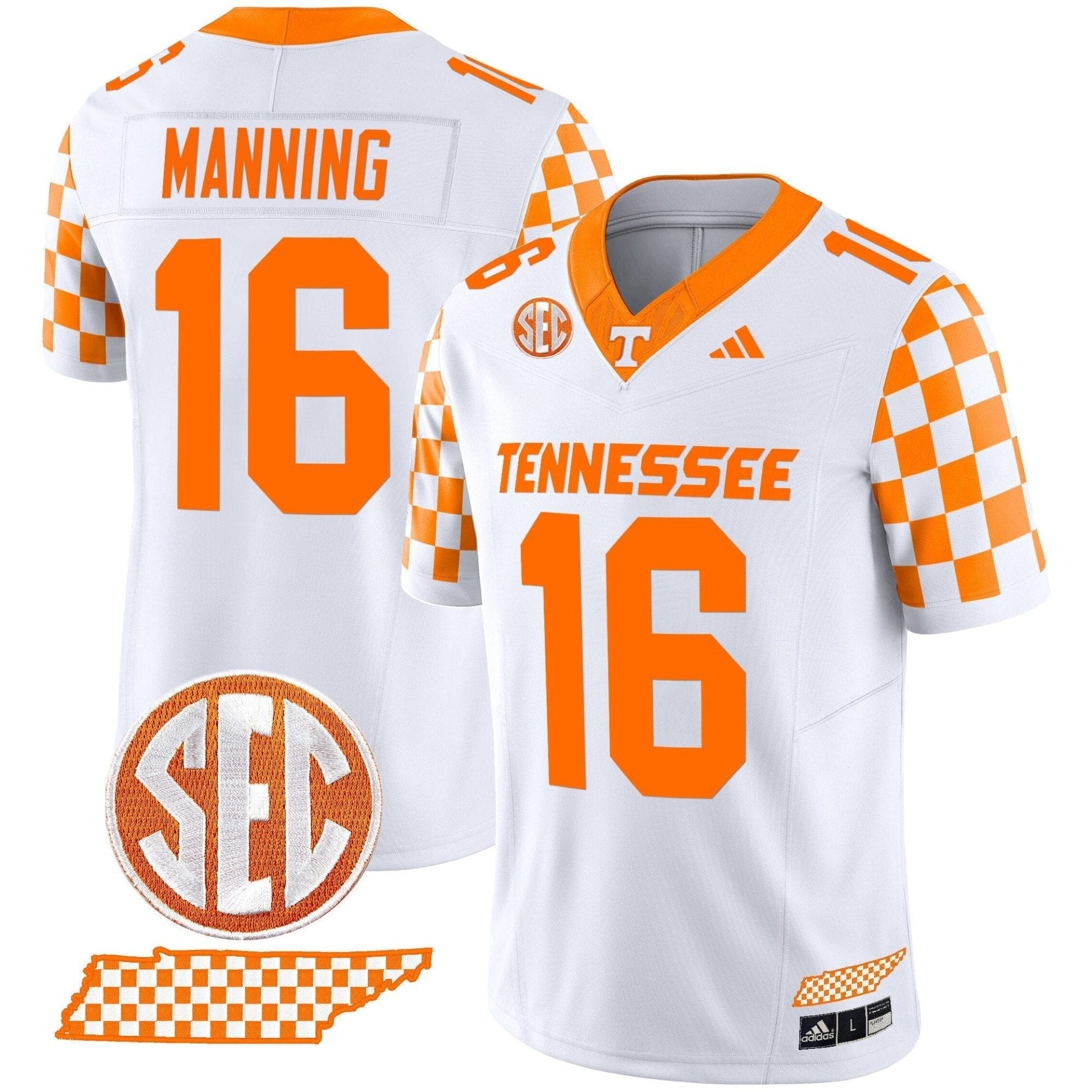 Men's Tennessee Volunteers 'Rebrand 2026' Checkerboard Vapor Limited Jersey - All Stitched - Image 45