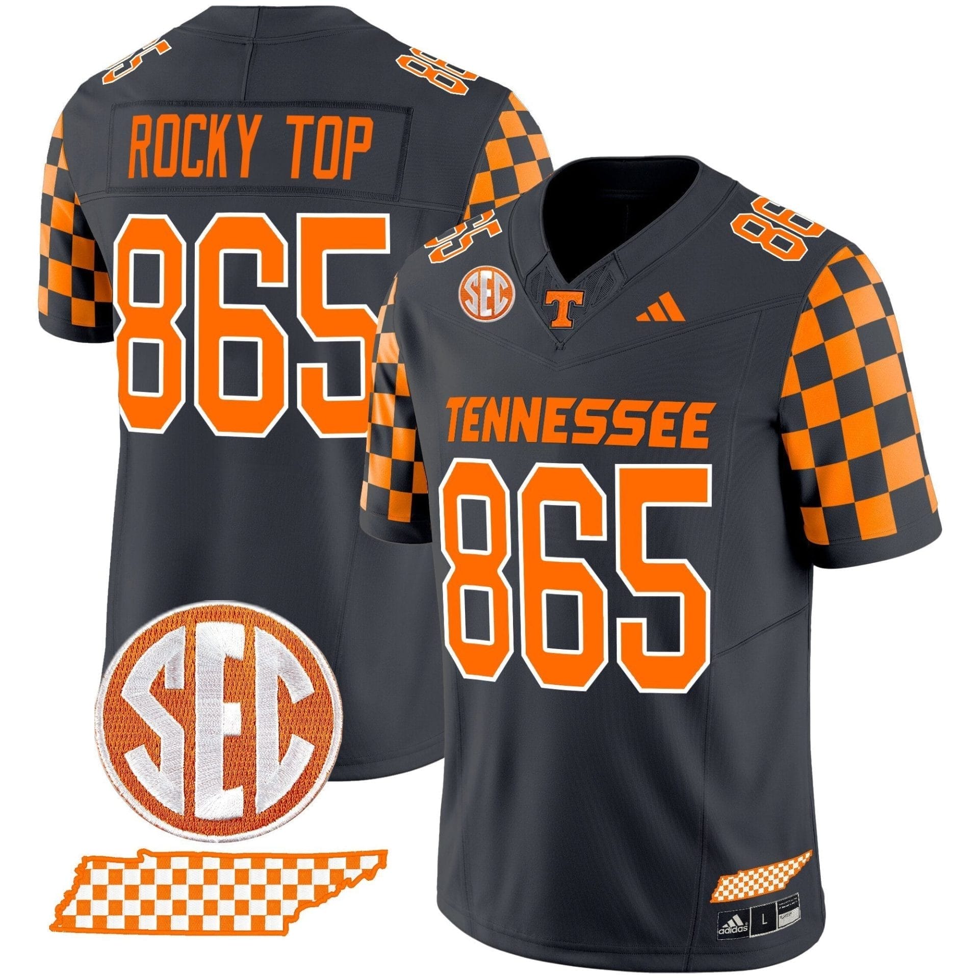 Men's Tennessee Volunteers 'Rebrand 2026' Checkerboard Vapor Limited Jersey - All Stitched - Image 4