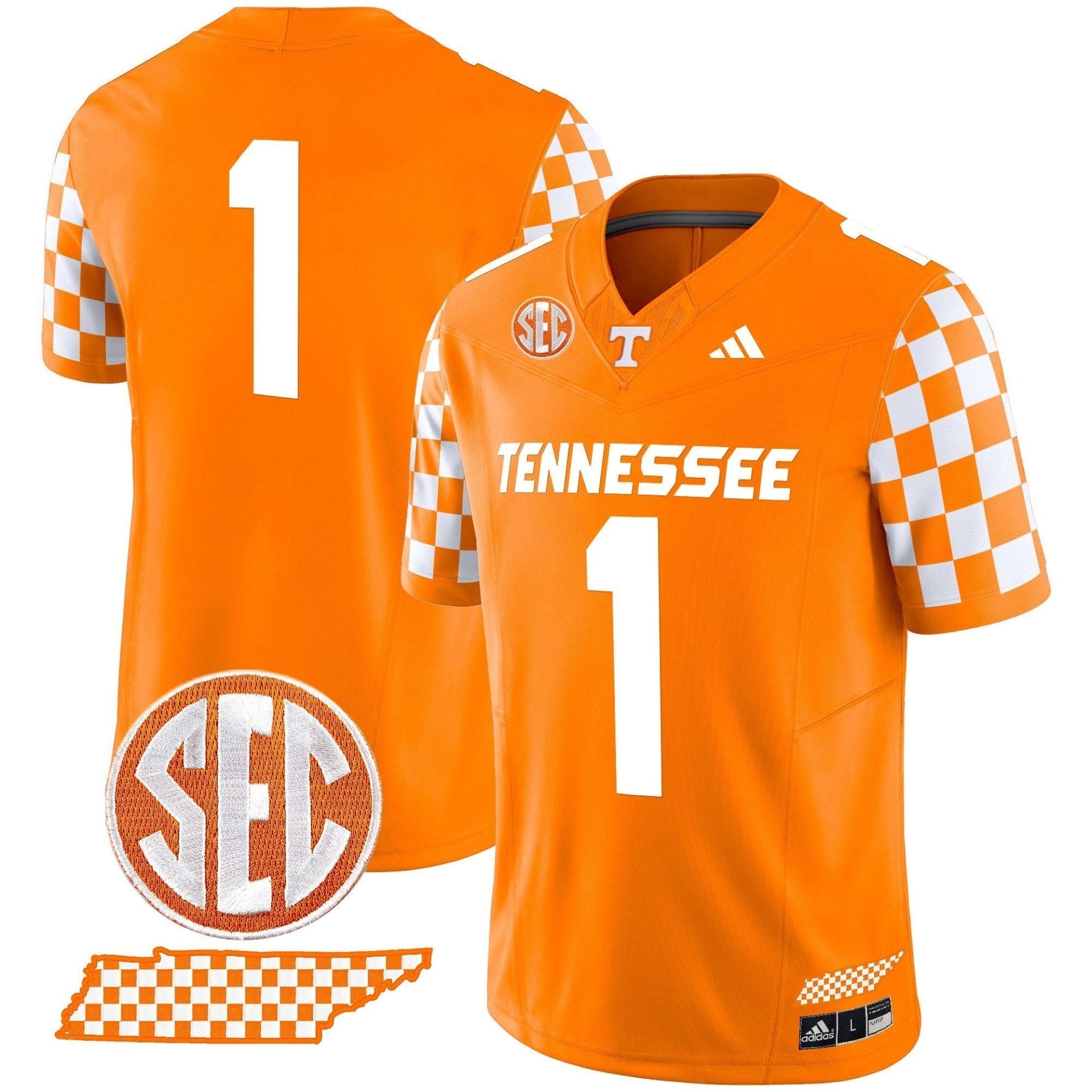 Men's Tennessee Volunteers 'Rebrand 2026' Checkerboard Vapor Limited Jersey - All Stitched - Image 9