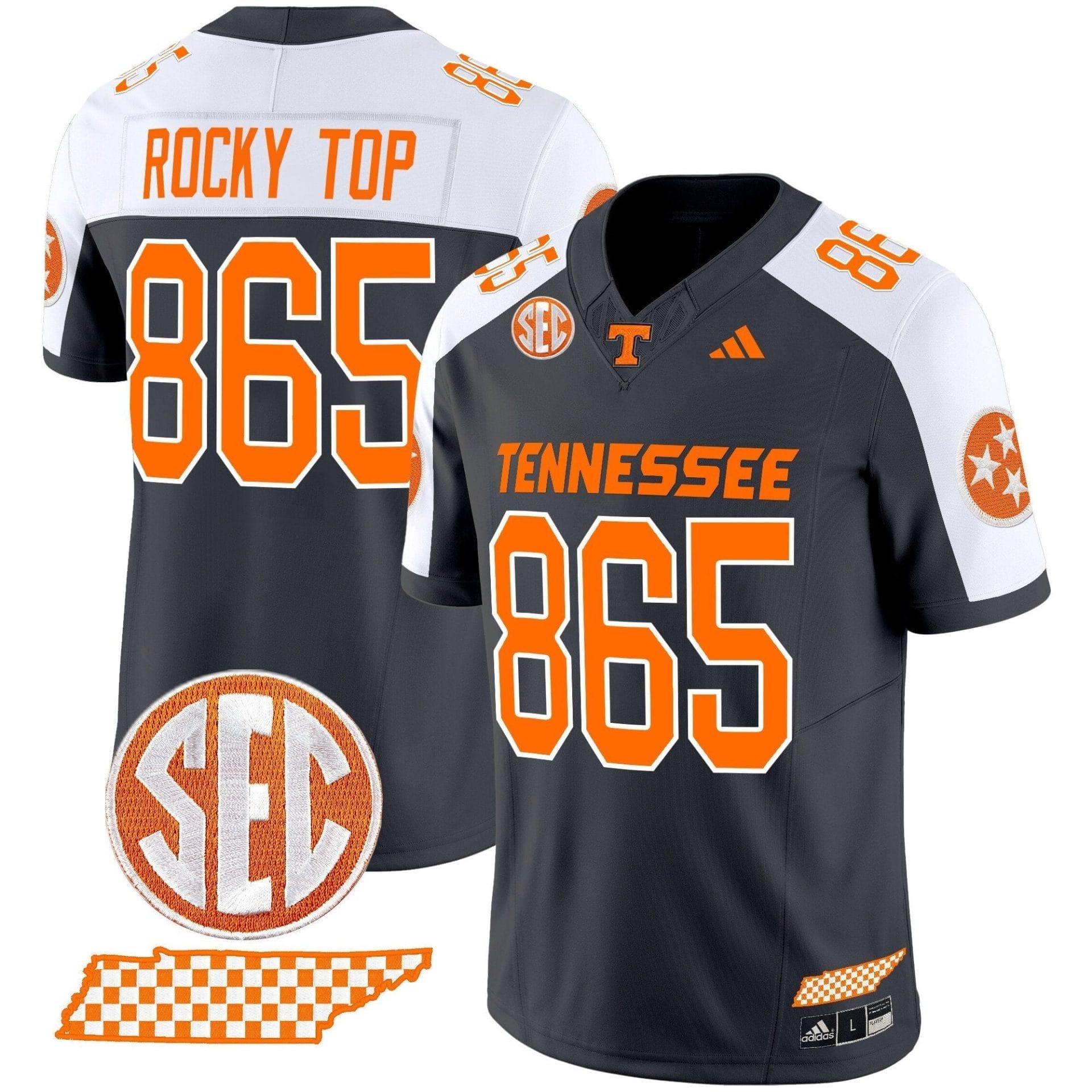 Men's Tennessee Volunteers 'Rebrand 2026' Checkerboard Vapor Limited Jersey - All Stitched - Image 11
