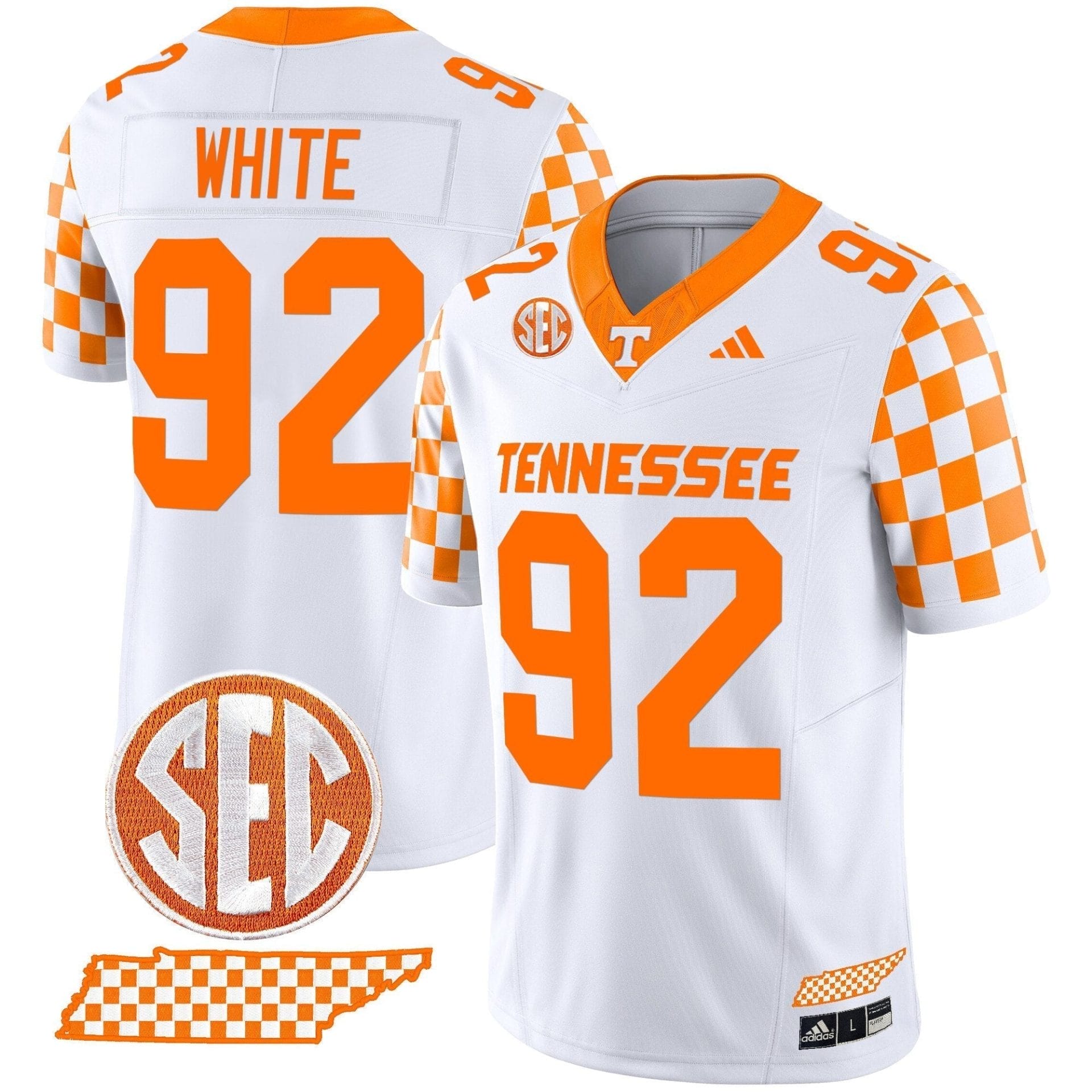 Men's Tennessee Volunteers 'Rebrand 2026' Checkerboard Vapor Limited Jersey - All Stitched - Image 44