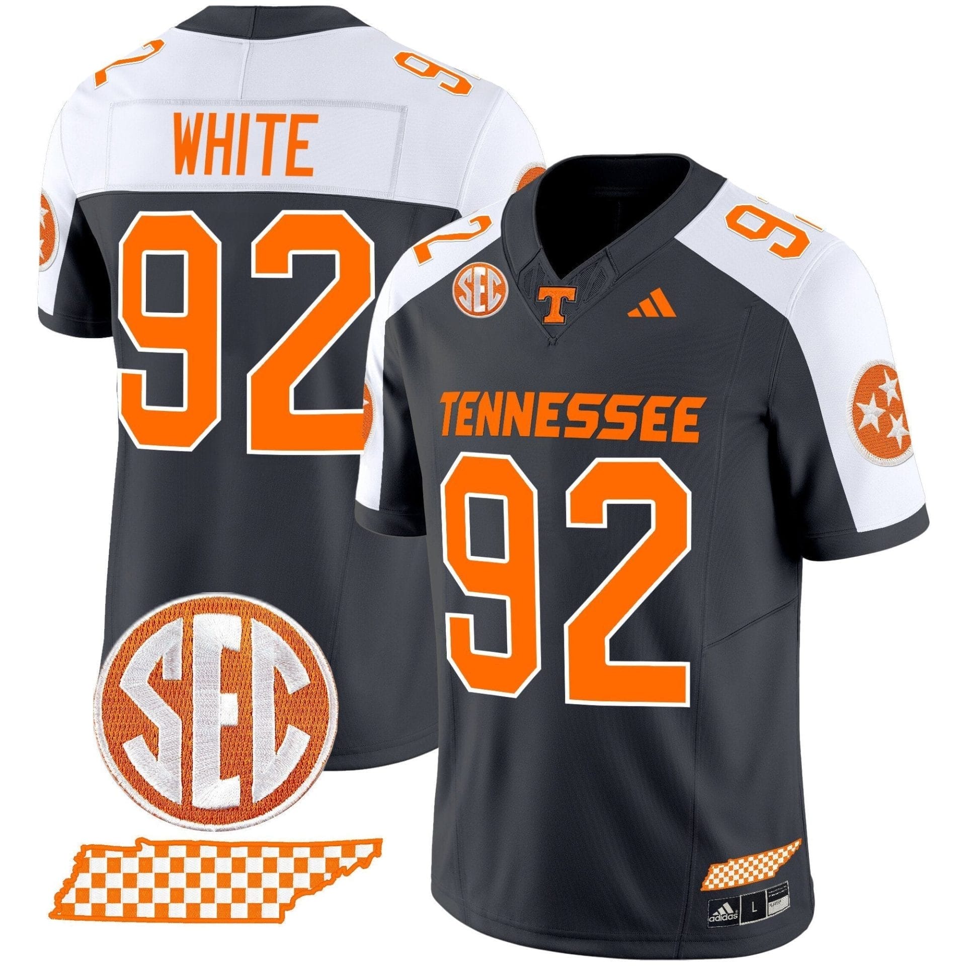 Men's Tennessee Volunteers 'Rebrand 2026' Checkerboard Vapor Limited Jersey - All Stitched - Image 15