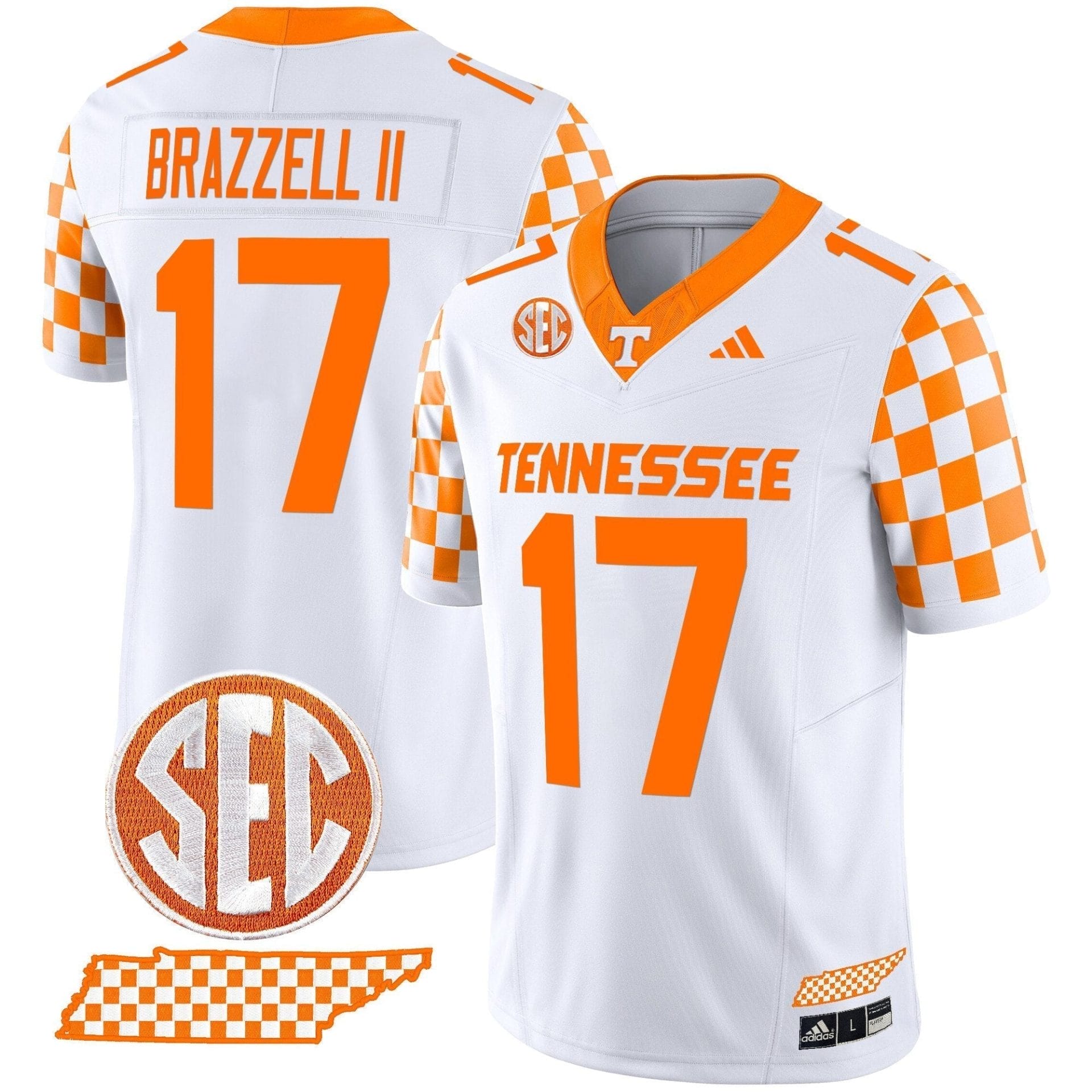 Men's Tennessee Volunteers 'Rebrand 2026' Checkerboard Vapor Limited Jersey - All Stitched - Image 34
