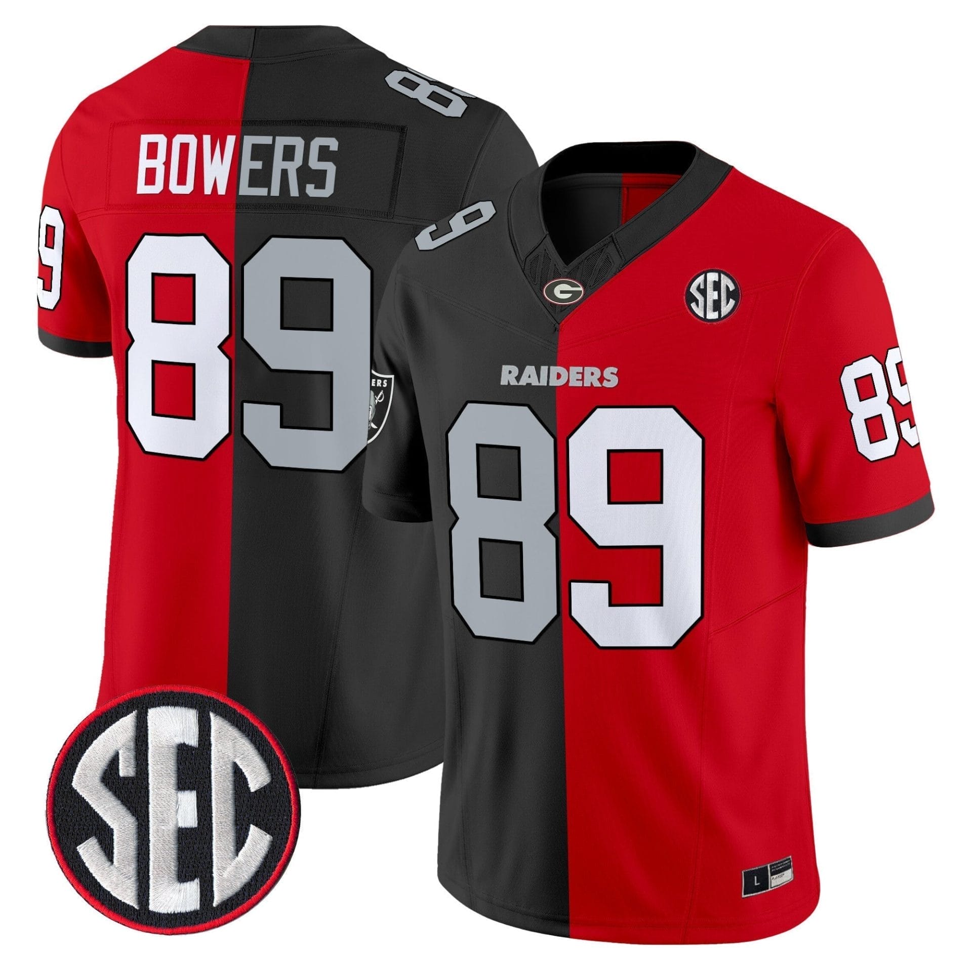 Brock Bowers Split Vapor Limited Jersey - All Stitched - Image 2