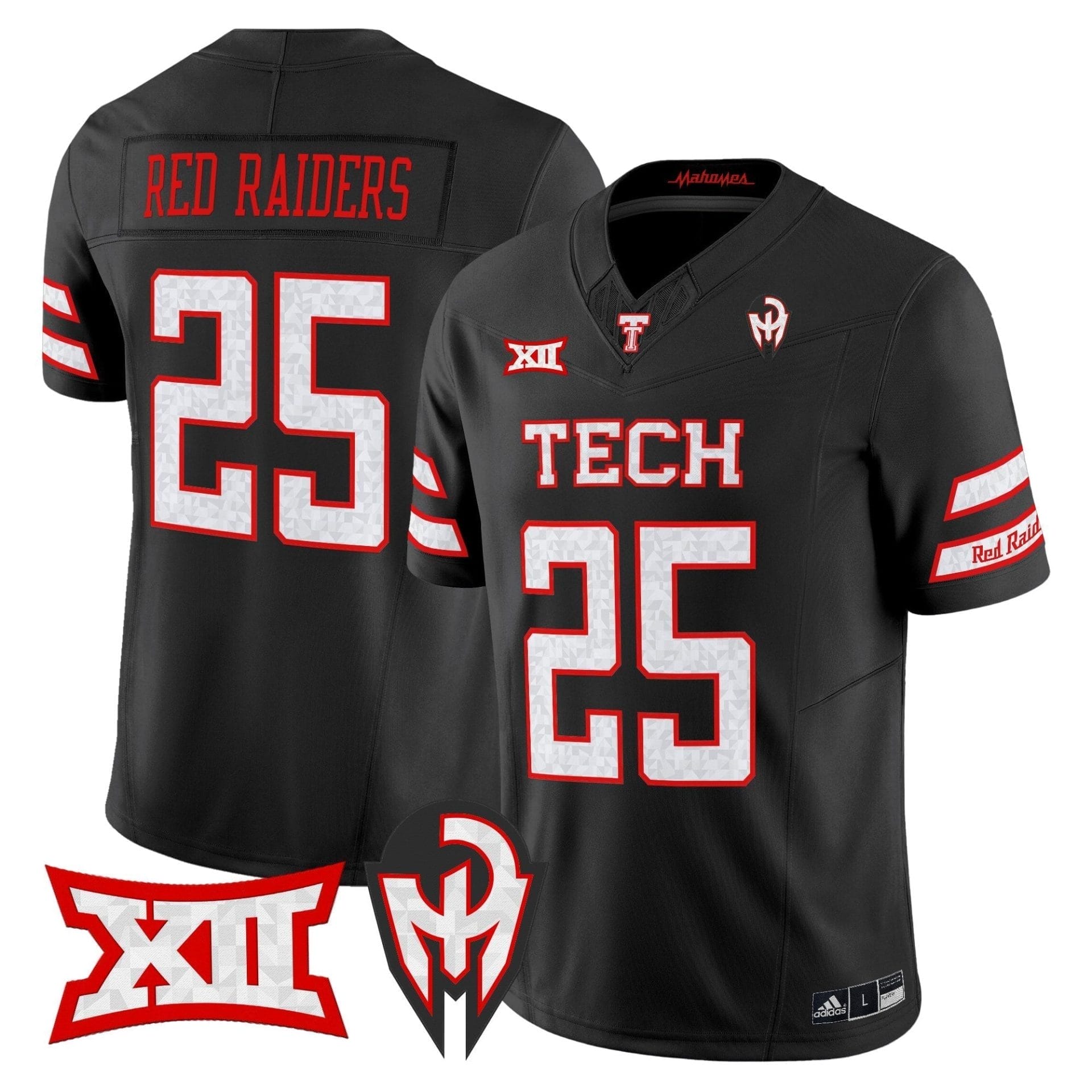Texas Tech Red Raiders 'Too Cold' Vapor Limited Jersey - Mahomes Collection - All Stitched - Image 15