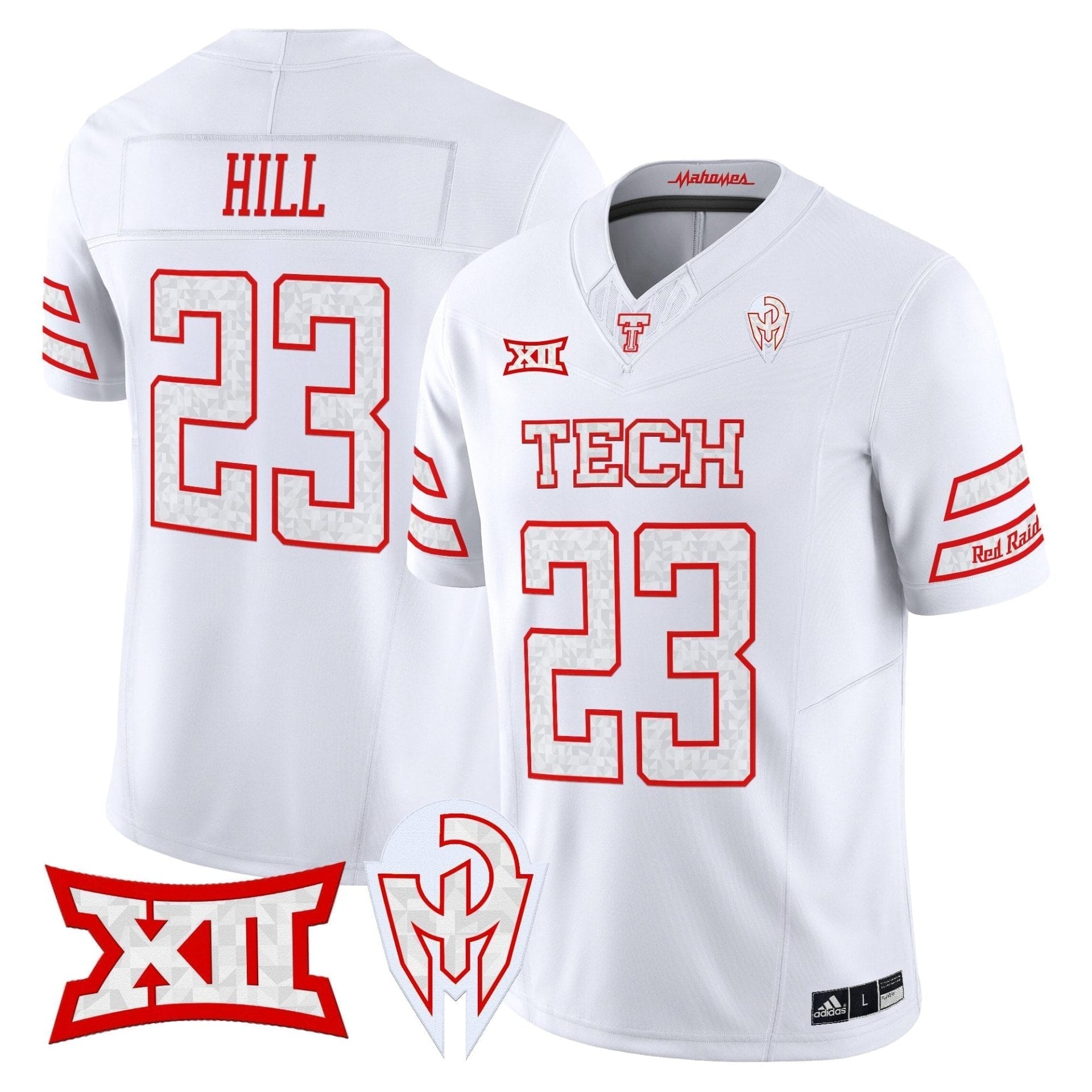 Texas Tech Red Raiders 'Too Cold' Vapor Limited Jersey - Mahomes Collection - All Stitched - Image 18