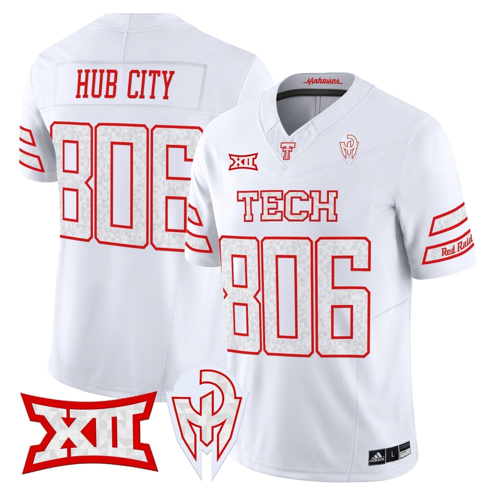 Texas Tech Red Raiders 'Too Cold' Vapor Limited Jersey - Mahomes Collection - All Stitched - Image 31