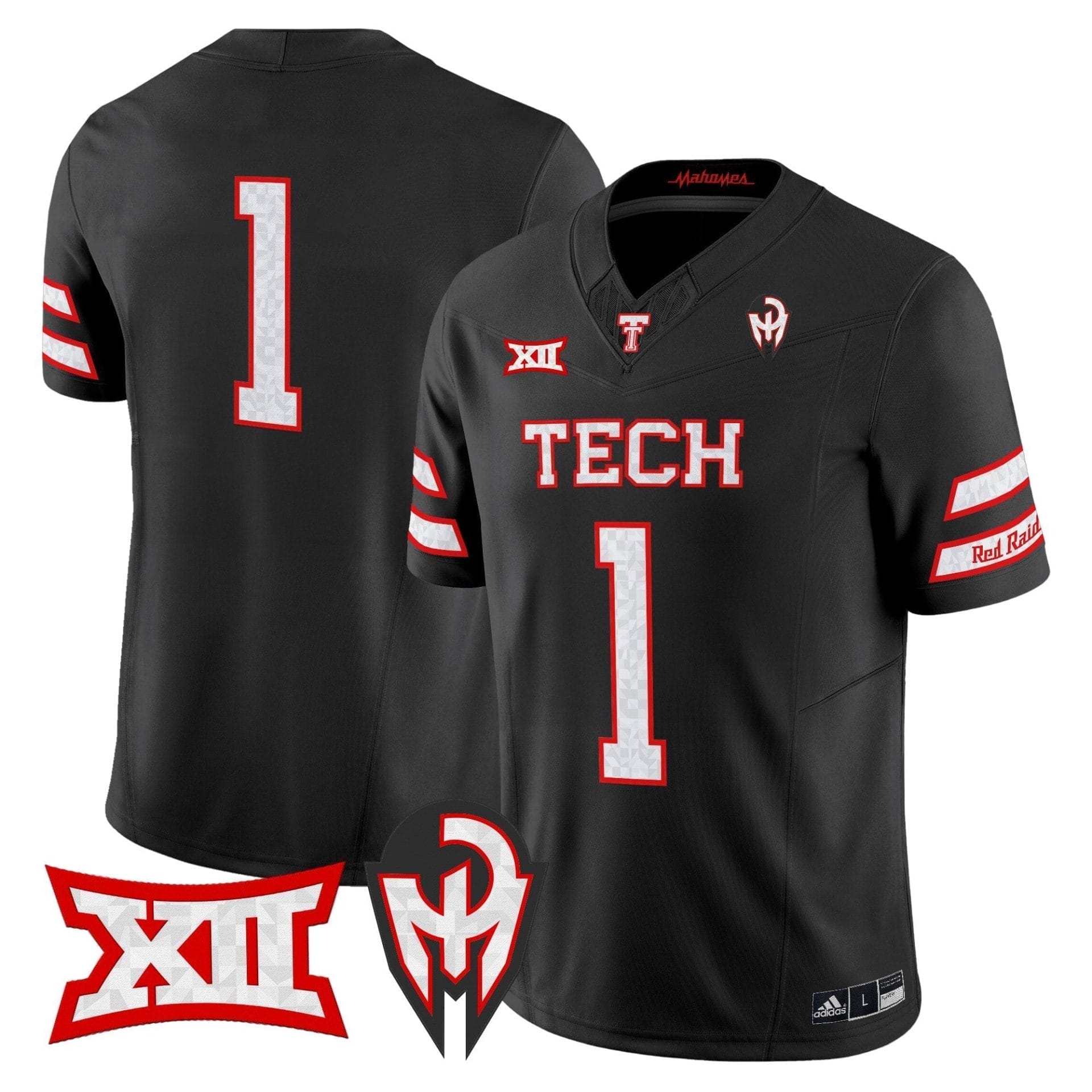 Texas Tech Red Raiders 'Too Cold' Vapor Limited Jersey - Mahomes Collection - All Stitched - Image 17