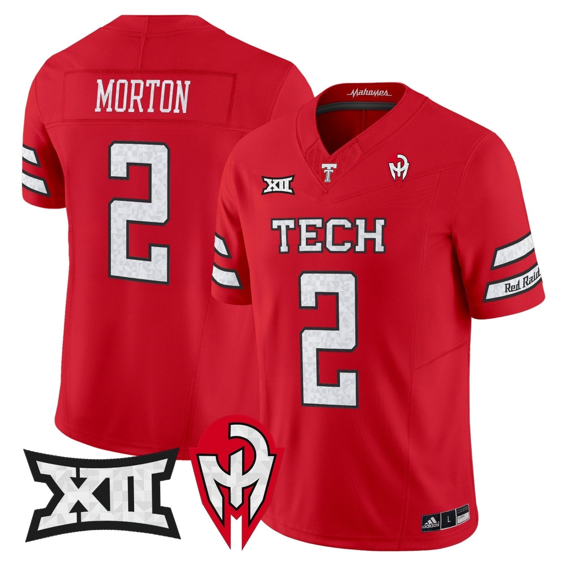 Texas Tech Red Raiders 'Too Cold' Vapor Limited Jersey - Mahomes Collection - All Stitched - Image 33