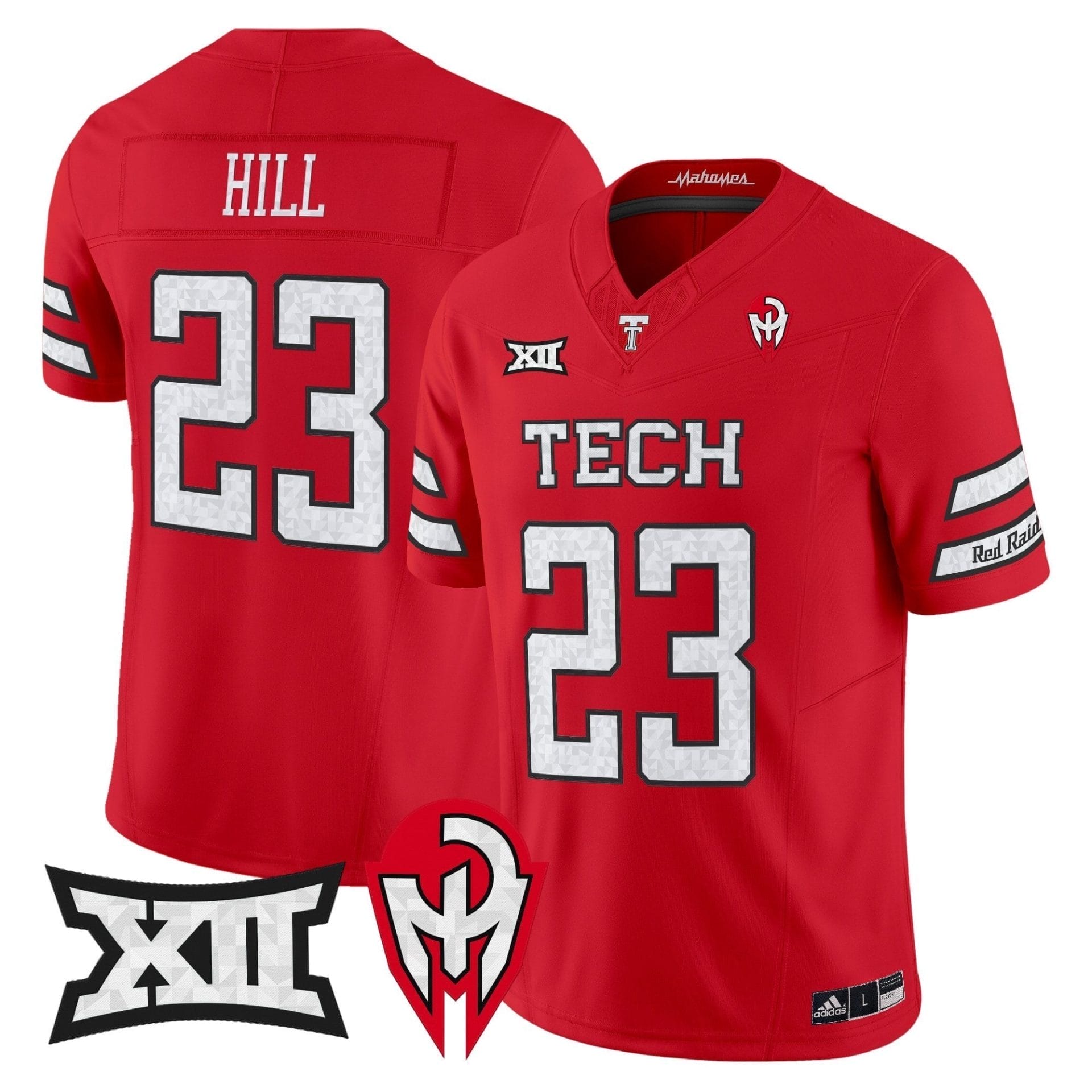 Texas Tech Red Raiders 'Too Cold' Vapor Limited Jersey - Mahomes Collection - All Stitched - Image 34