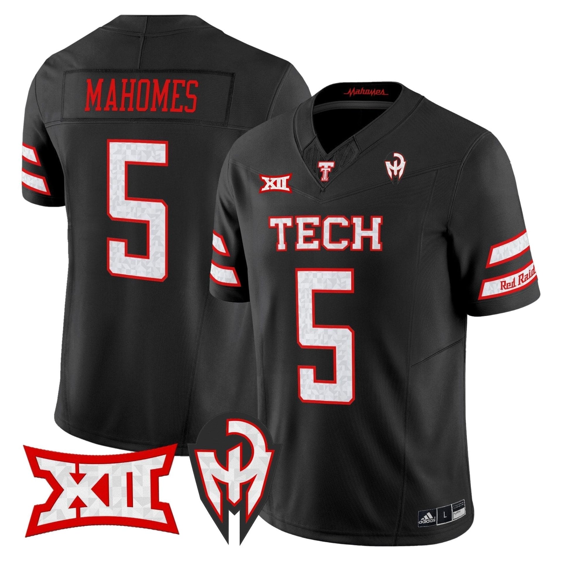 Texas Tech Red Raiders 'Too Cold' Vapor Limited Jersey - Mahomes Collection - All Stitched - Image 6