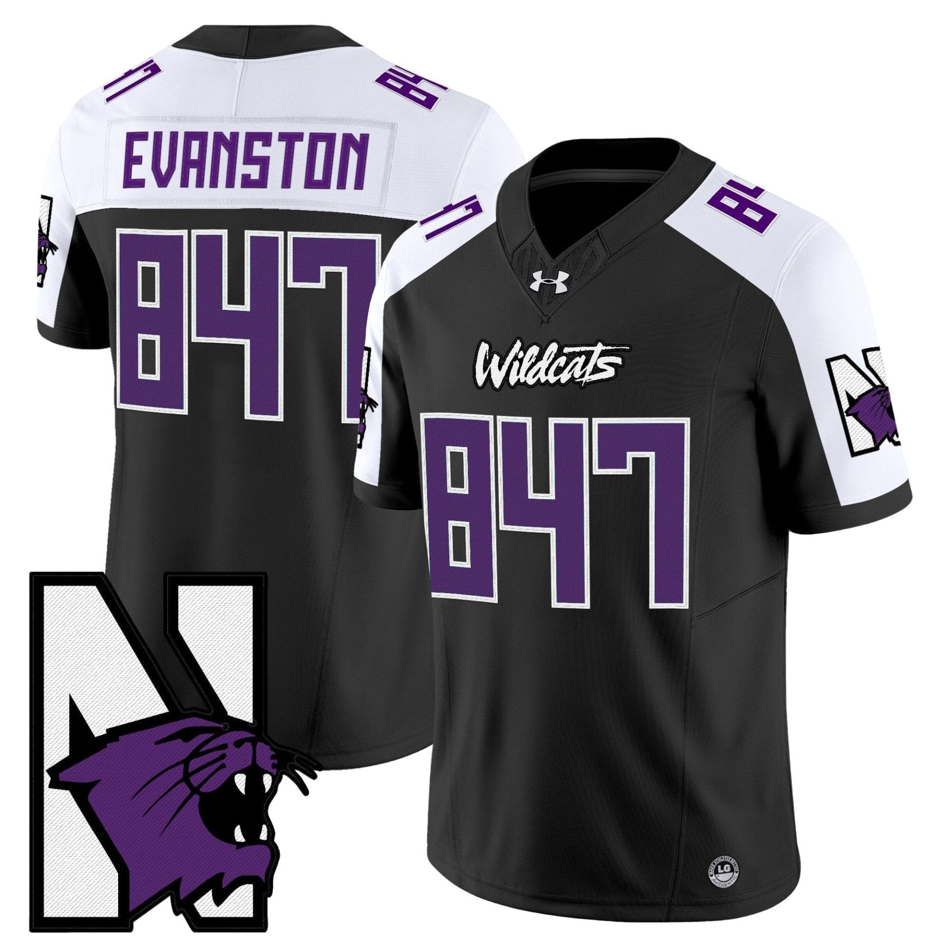Northwestern Wildcats Honoring ’95 Vapor Limited Jersey - All Stitched - Image 7