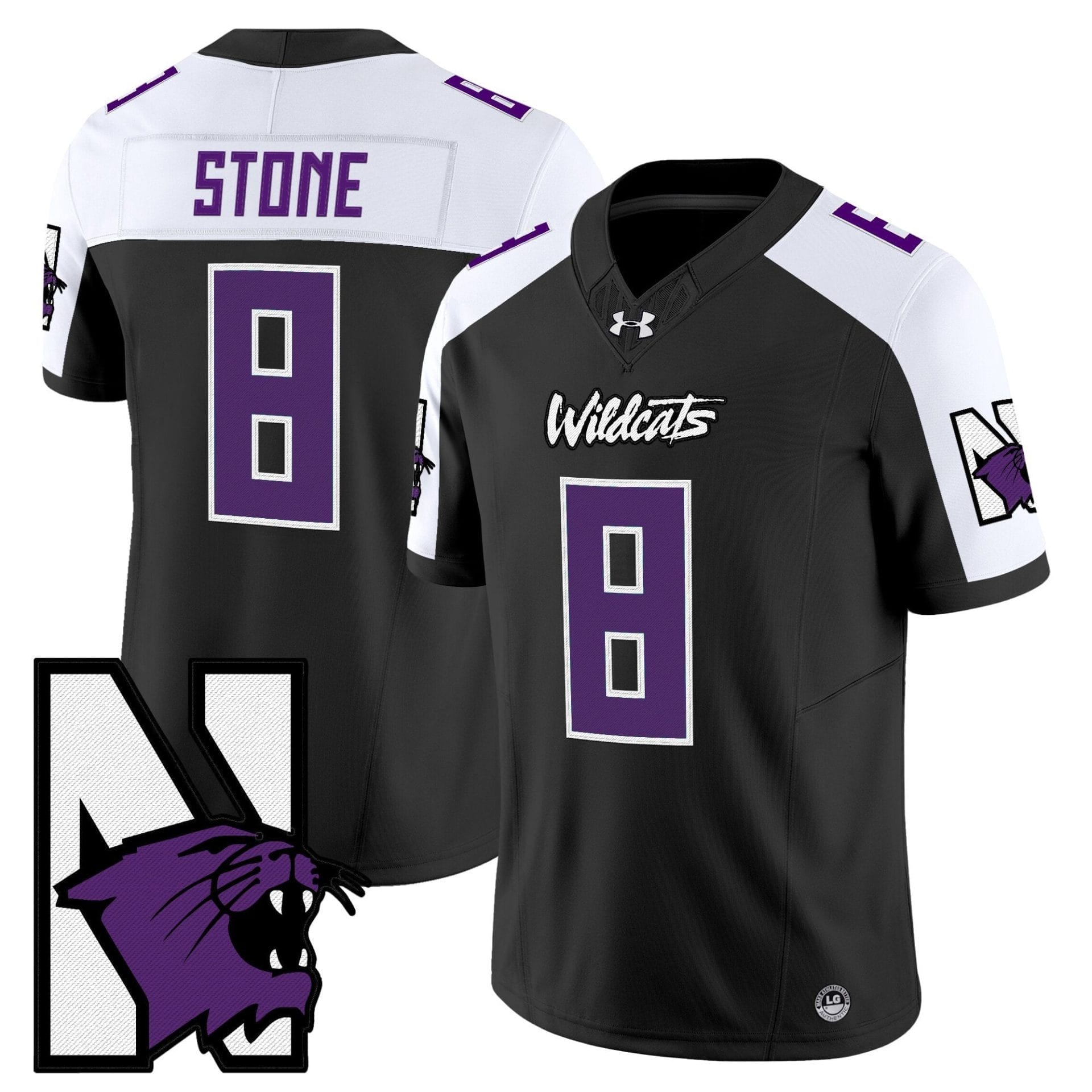 Northwestern Wildcats Honoring ’95 Vapor Limited Jersey - All Stitched - Image 6