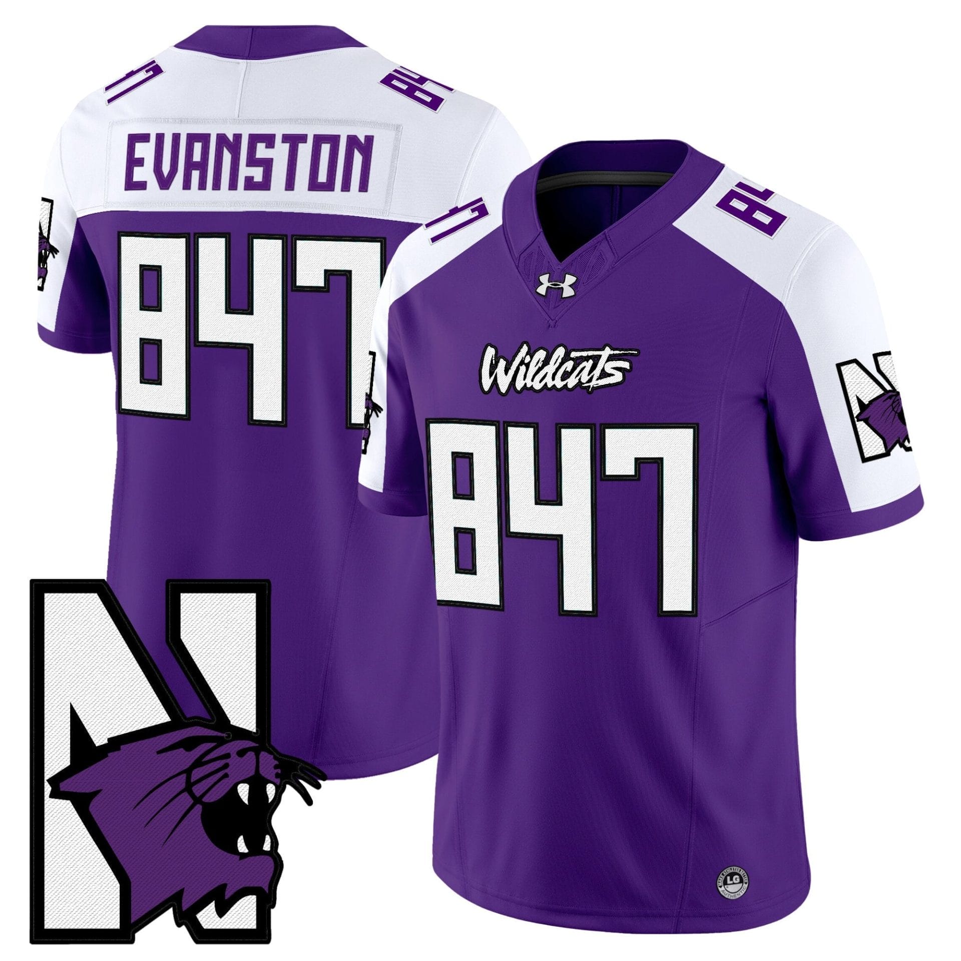 Northwestern Wildcats Honoring ’95 Vapor Limited Jersey - All Stitched - Image 19
