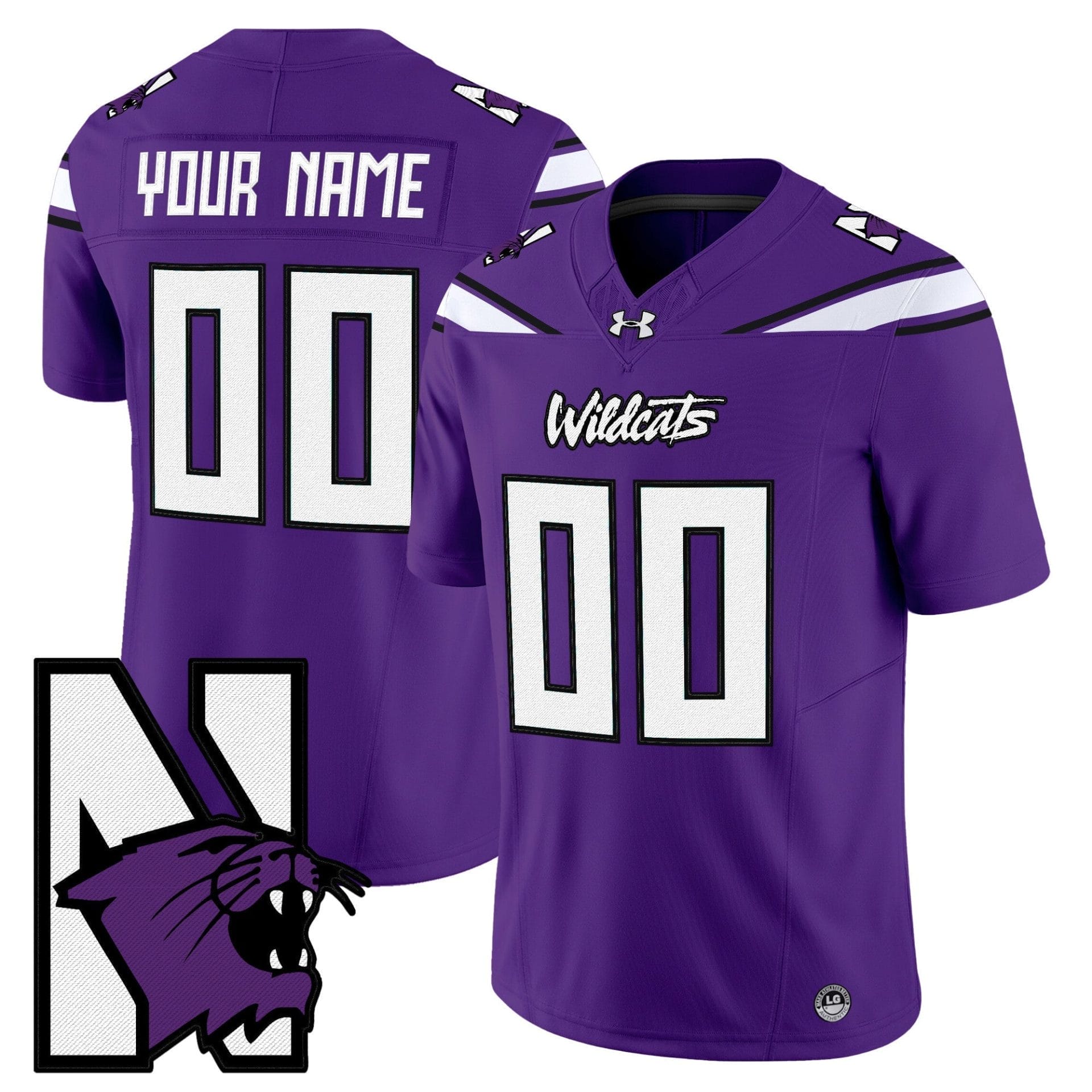 Northwestern Wildcats Honoring ’95 Vapor Limited Custom Jersey - All Stitched - Image 2