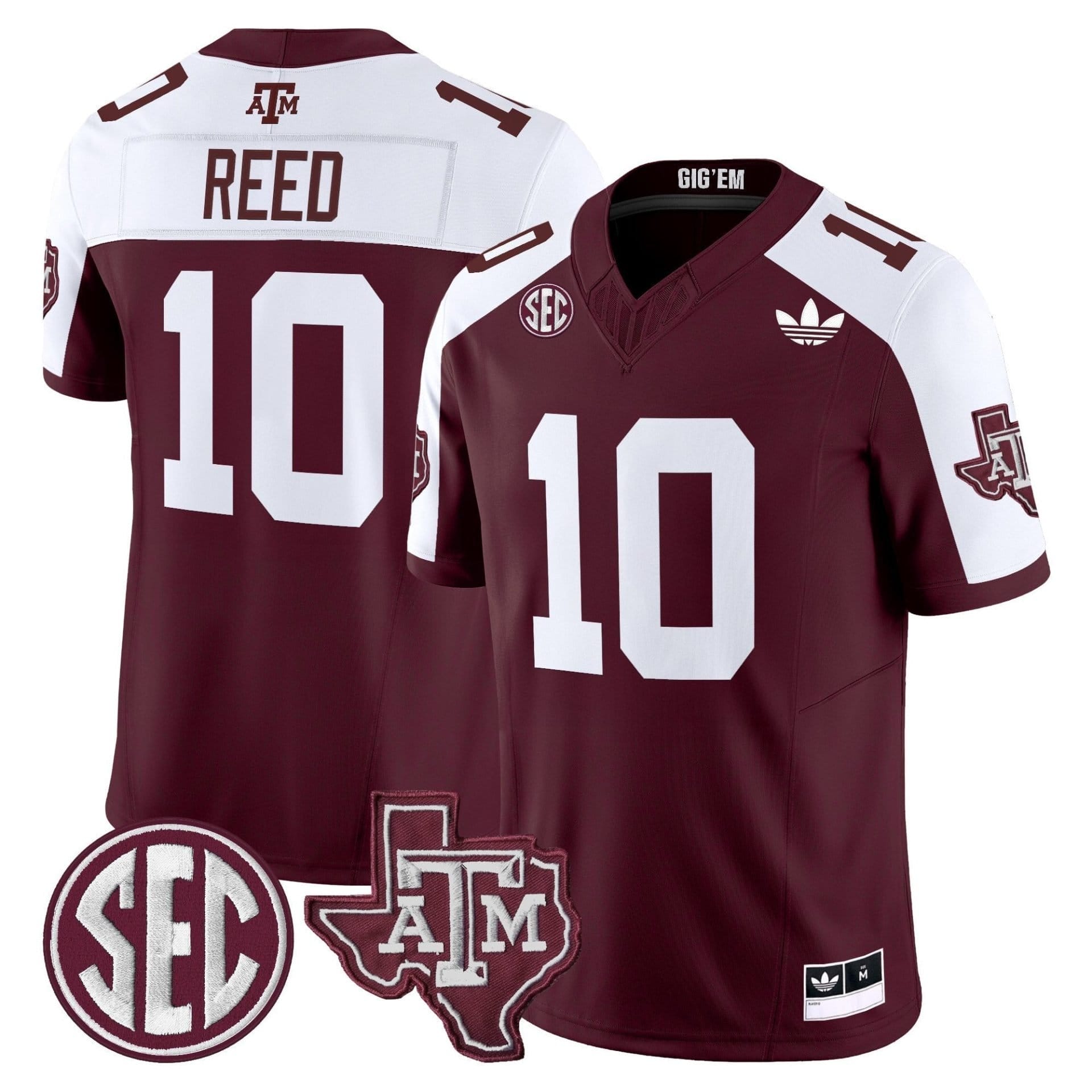 Texas A&M Aggies 2025 Vapor Limited Jersey V2 - All Stitched - Image 3