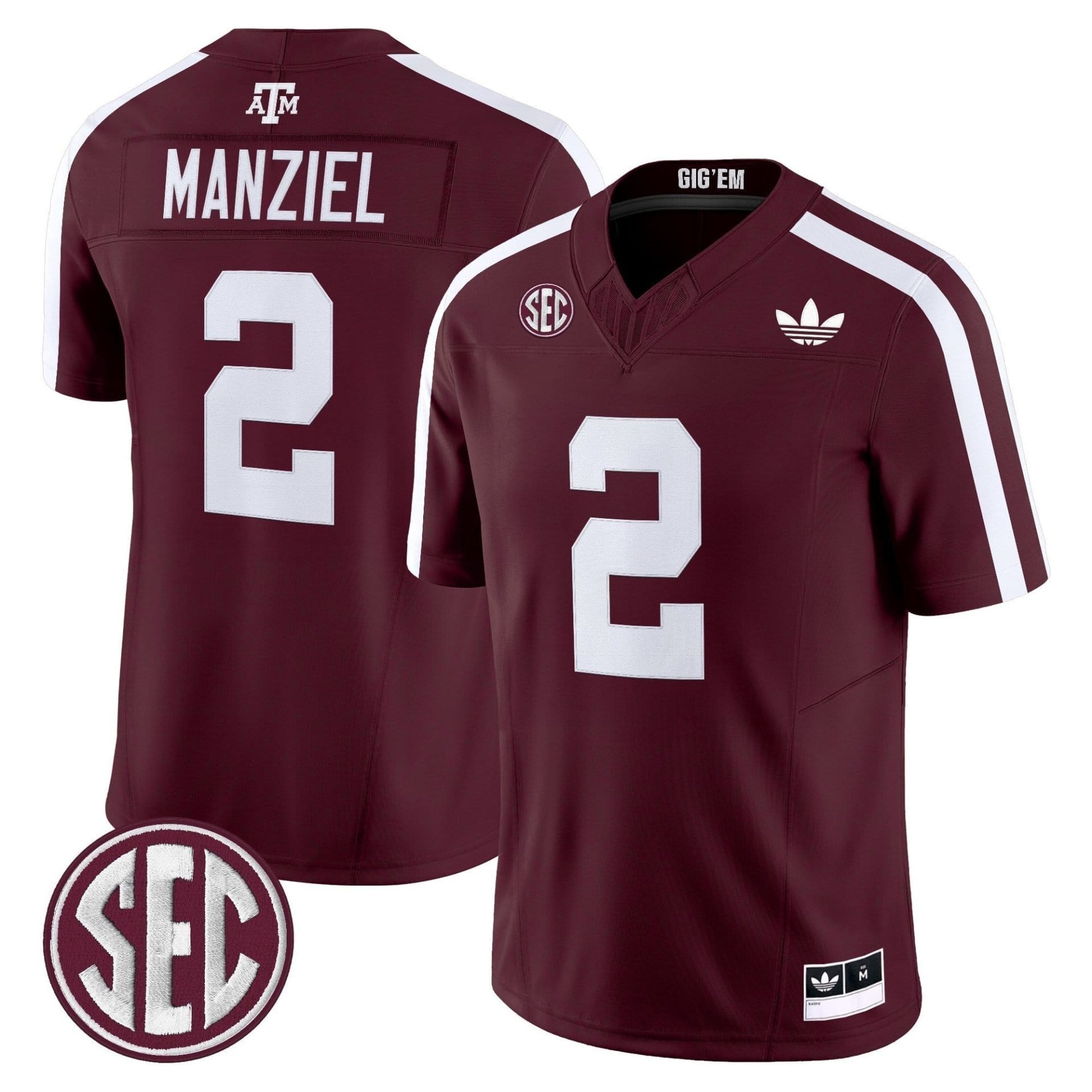 Texas A&M Aggies 2025 Vapor Limited Jersey V2 - All Stitched - Image 37