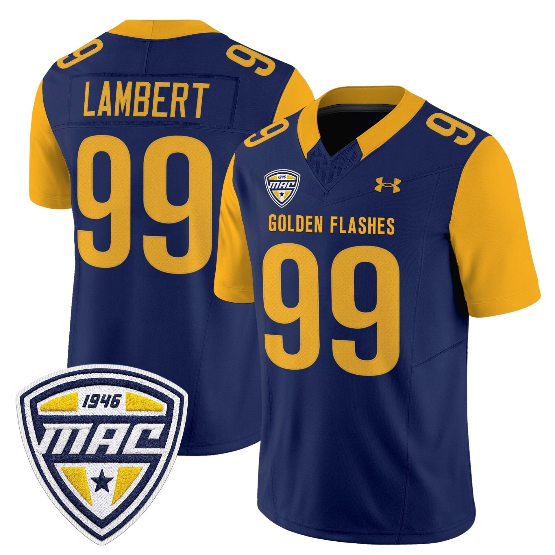 Men's Kent State Golden Flashes 2025 Vapor Limited Jersey - All Stitched - Image 9