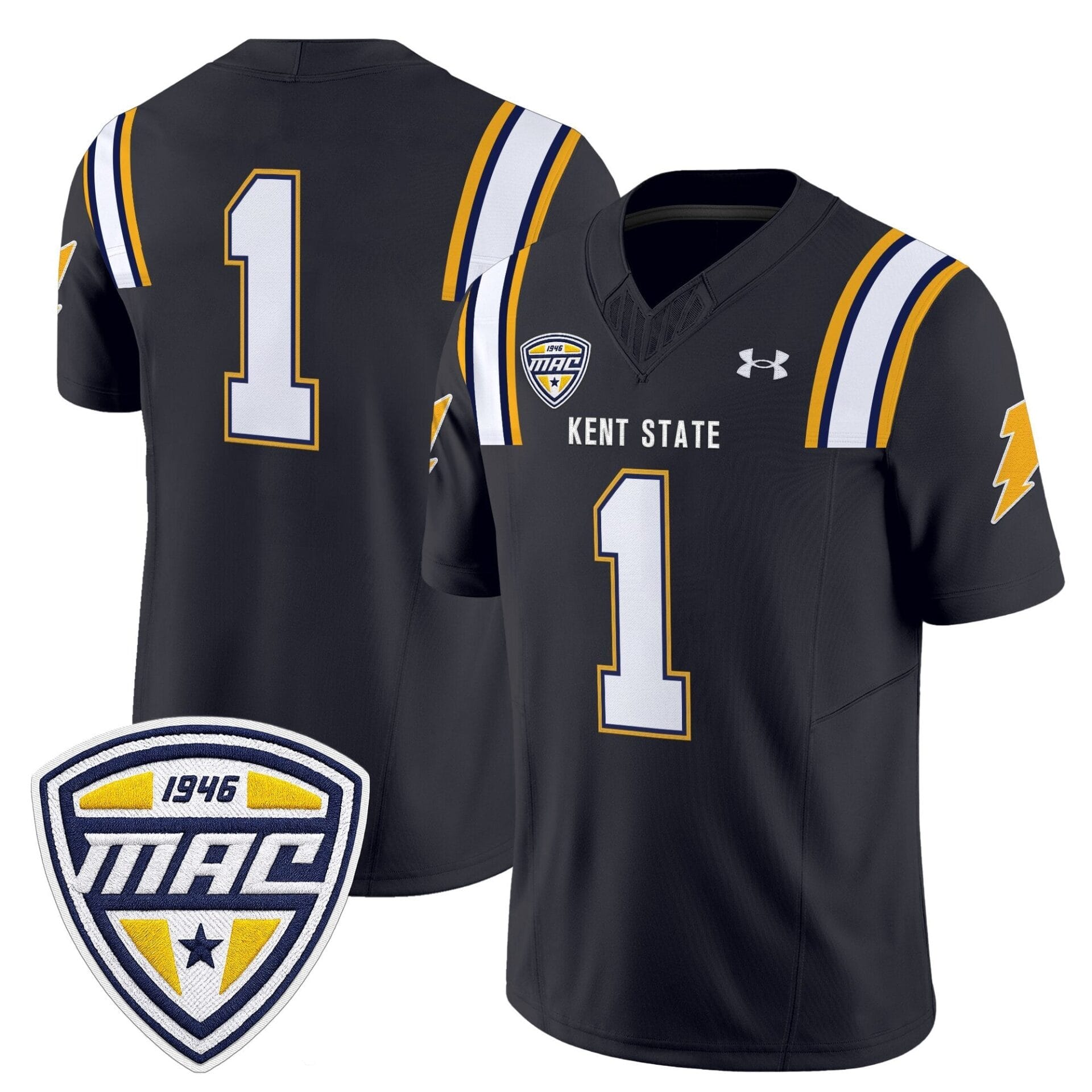 Men's Kent State Golden Flashes 2025 Vapor Limited Jersey - All Stitched - Image 2