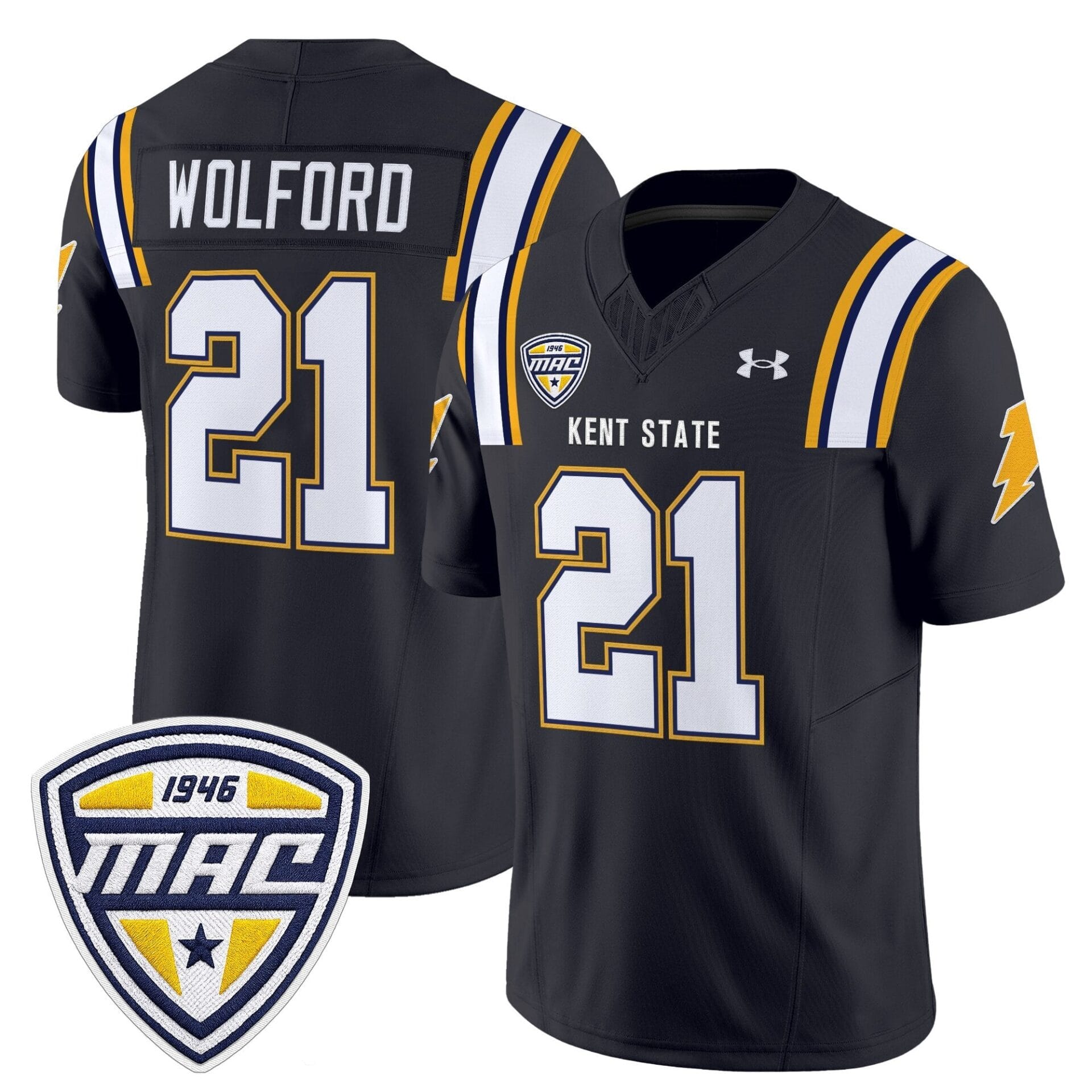 Men's Kent State Golden Flashes 2025 Vapor Limited Jersey - All Stitched - Image 41