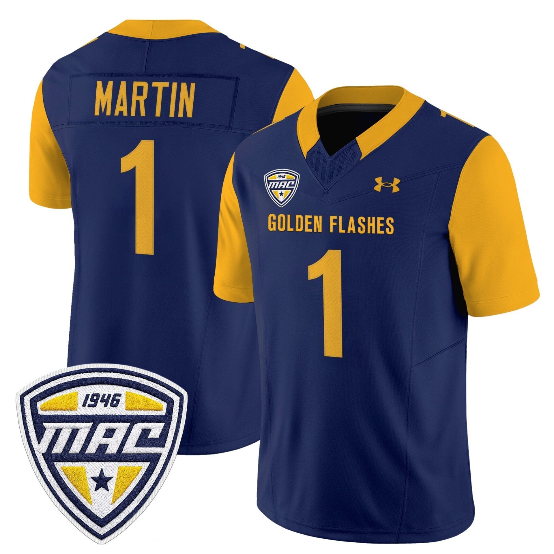 Men's Kent State Golden Flashes 2025 Vapor Limited Jersey - All Stitched - Image 8